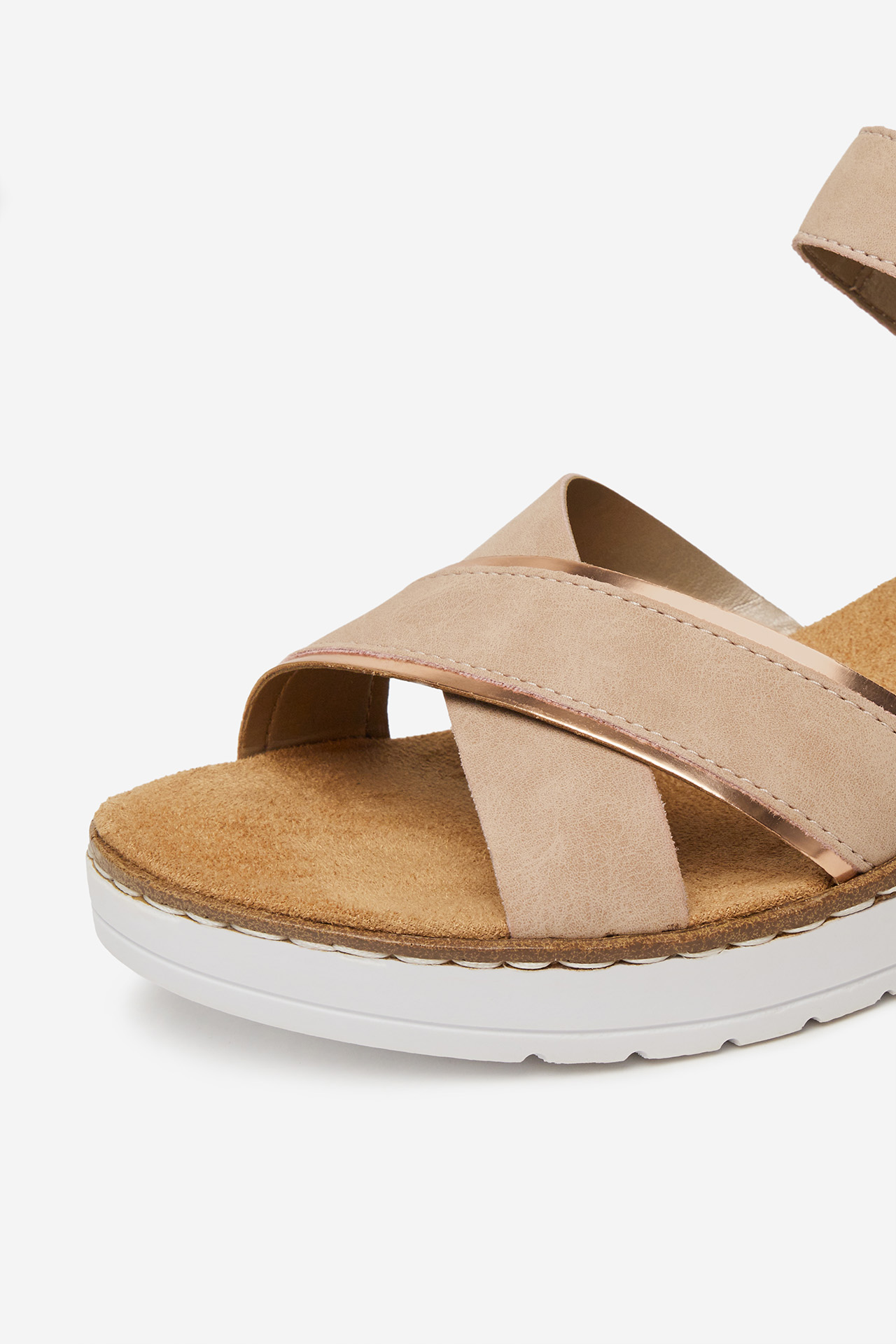 Sandály Světle růžová