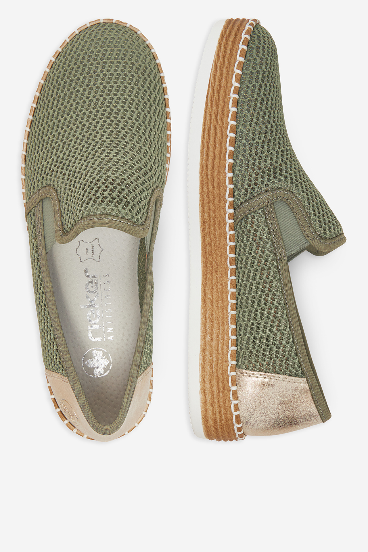 Espadrile Zelena