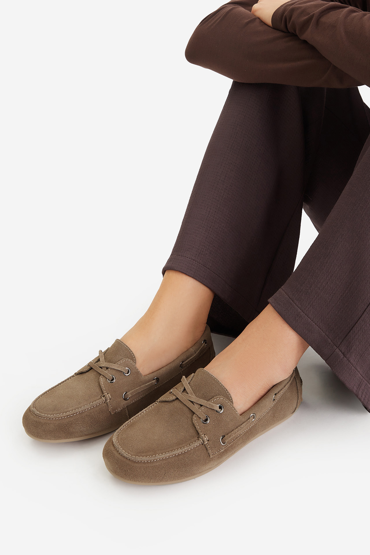 Mokasíny Tmavě béžová