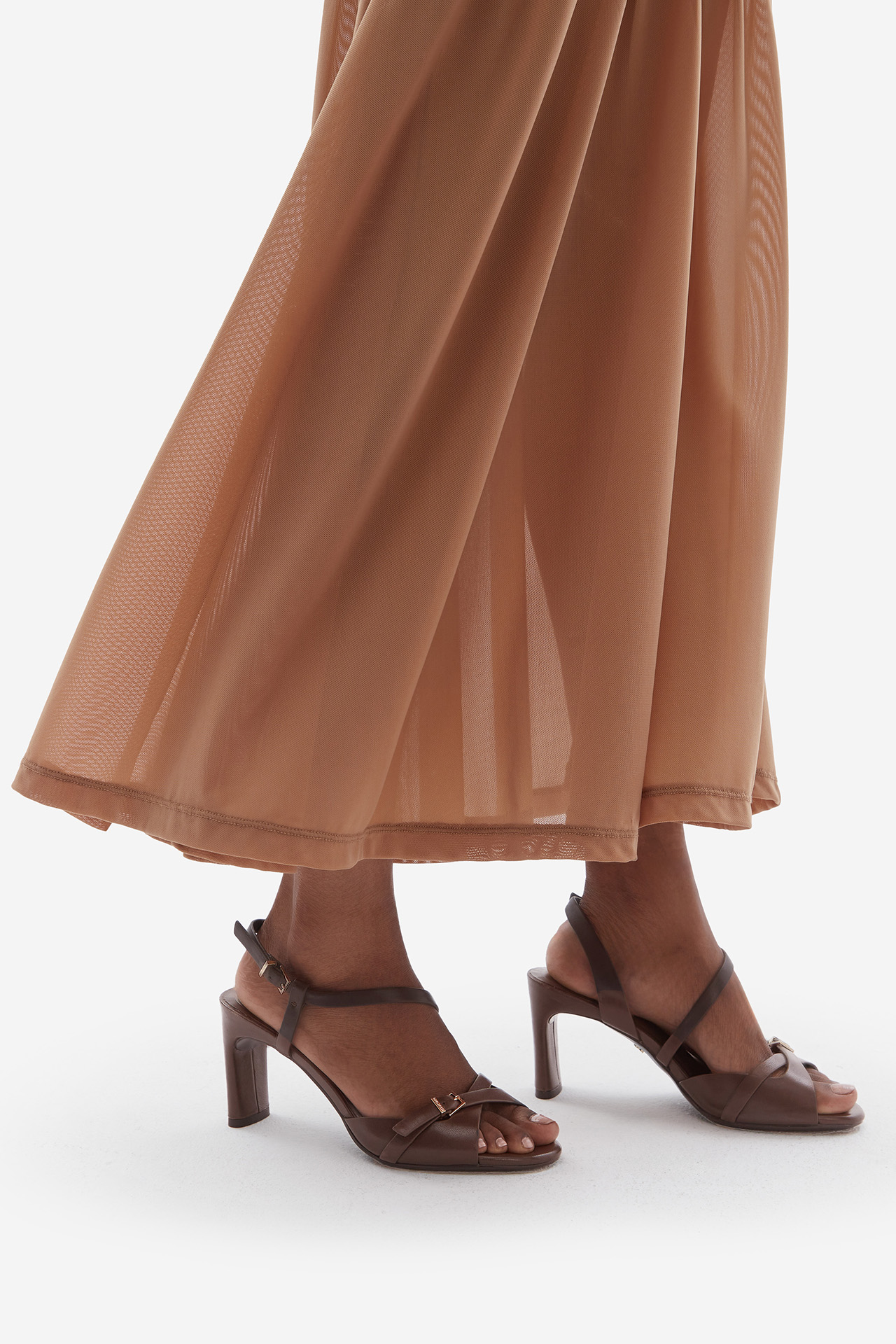 Sandály Tmavě hnědá