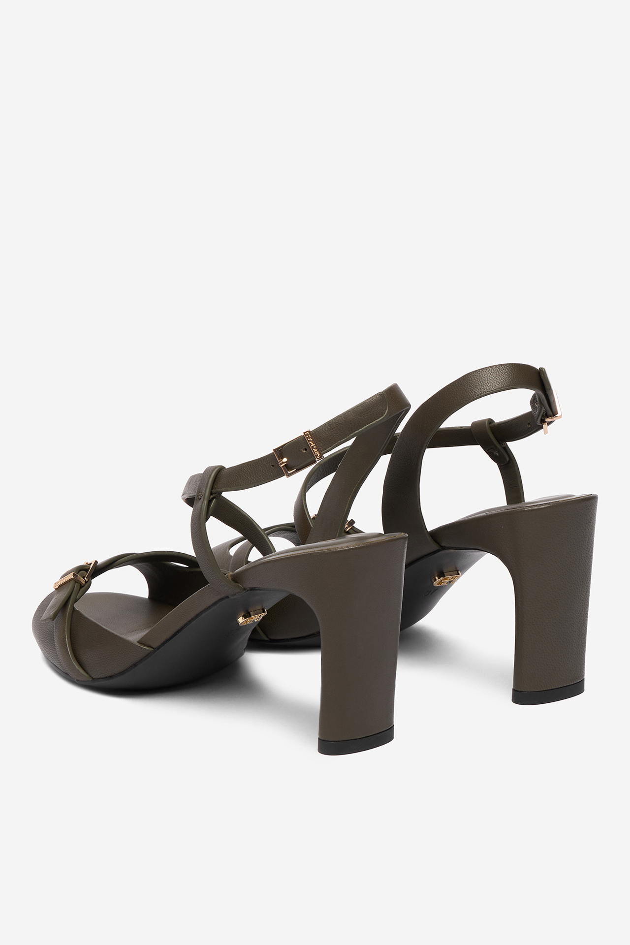 Sandály Tmavozelená