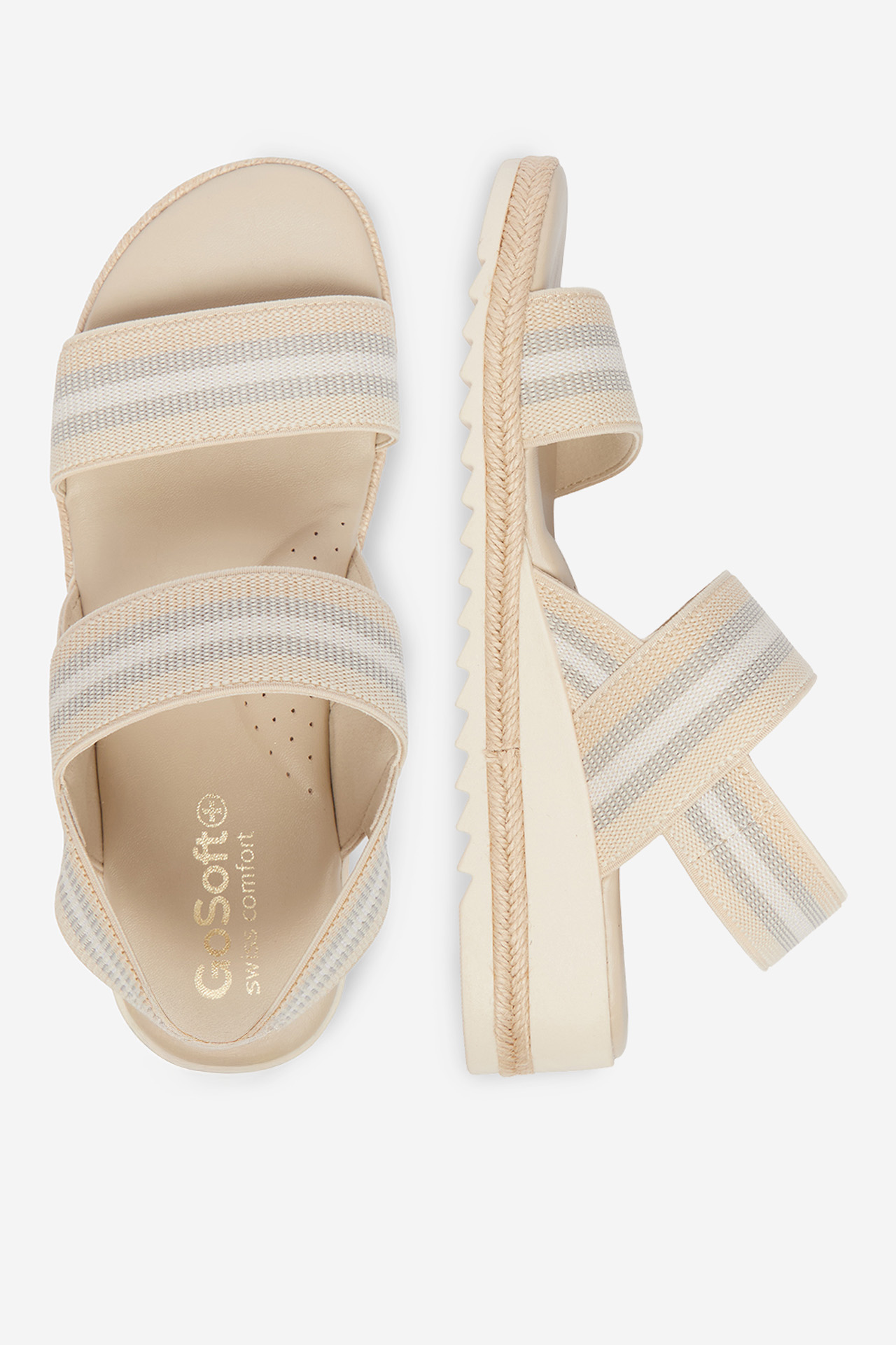 Sandály Světle béžová