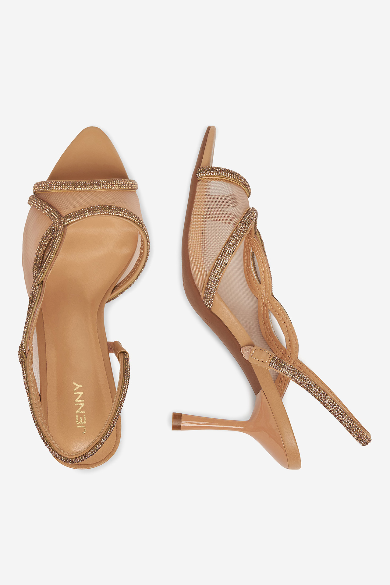 Sandály Tmavě béžová