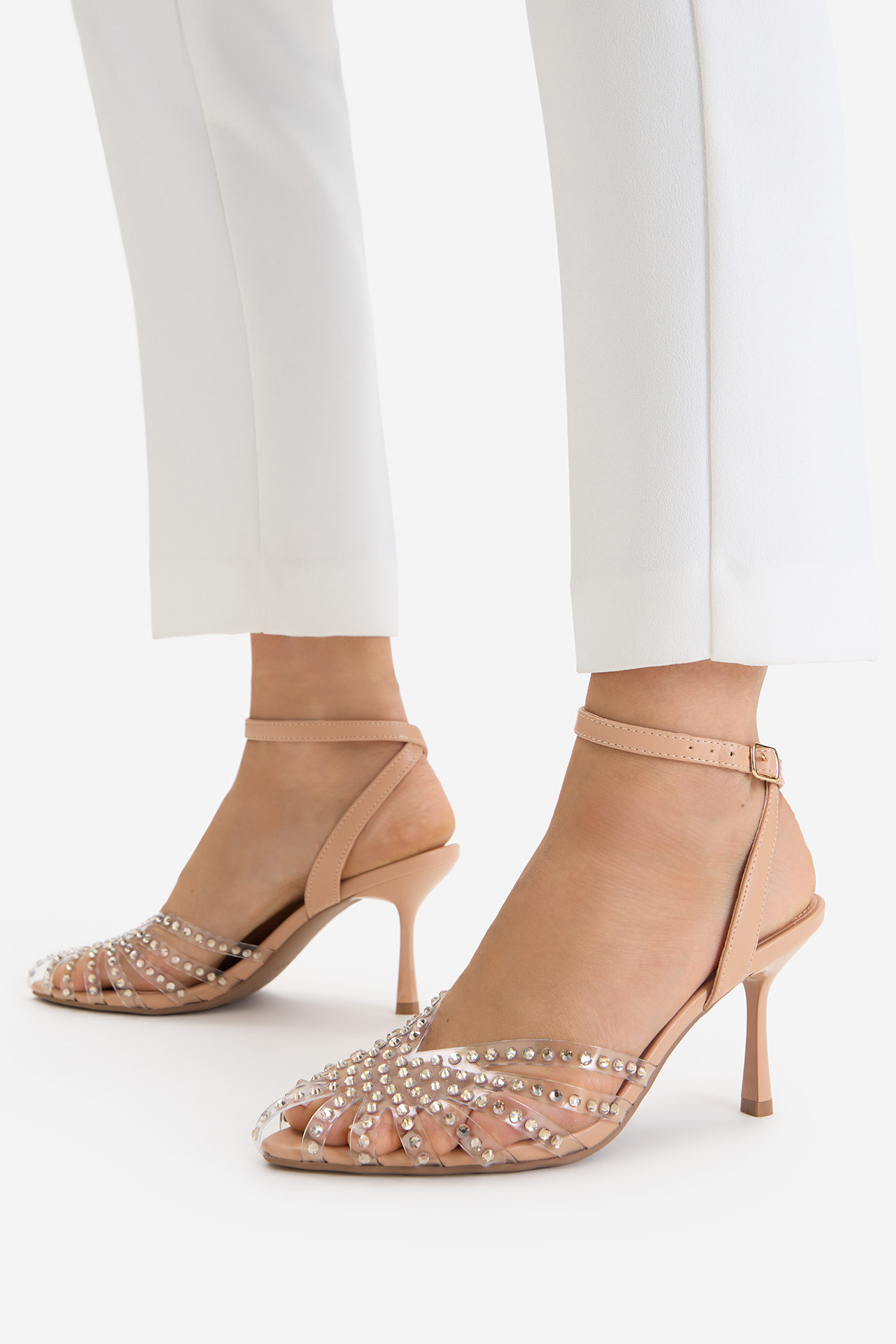 Lodičky na podpatku Béžová