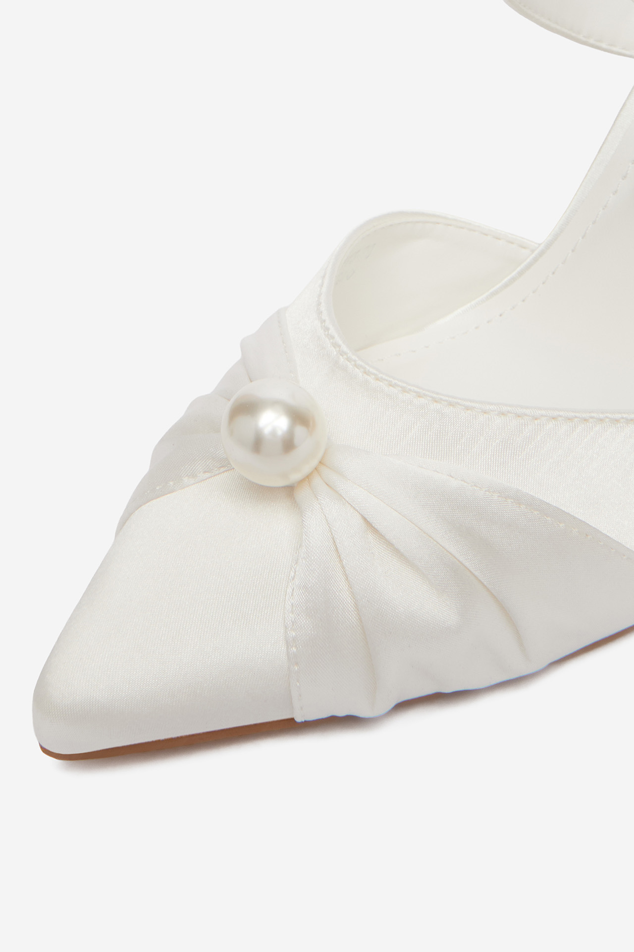 Lodičky na podpatku Bílá