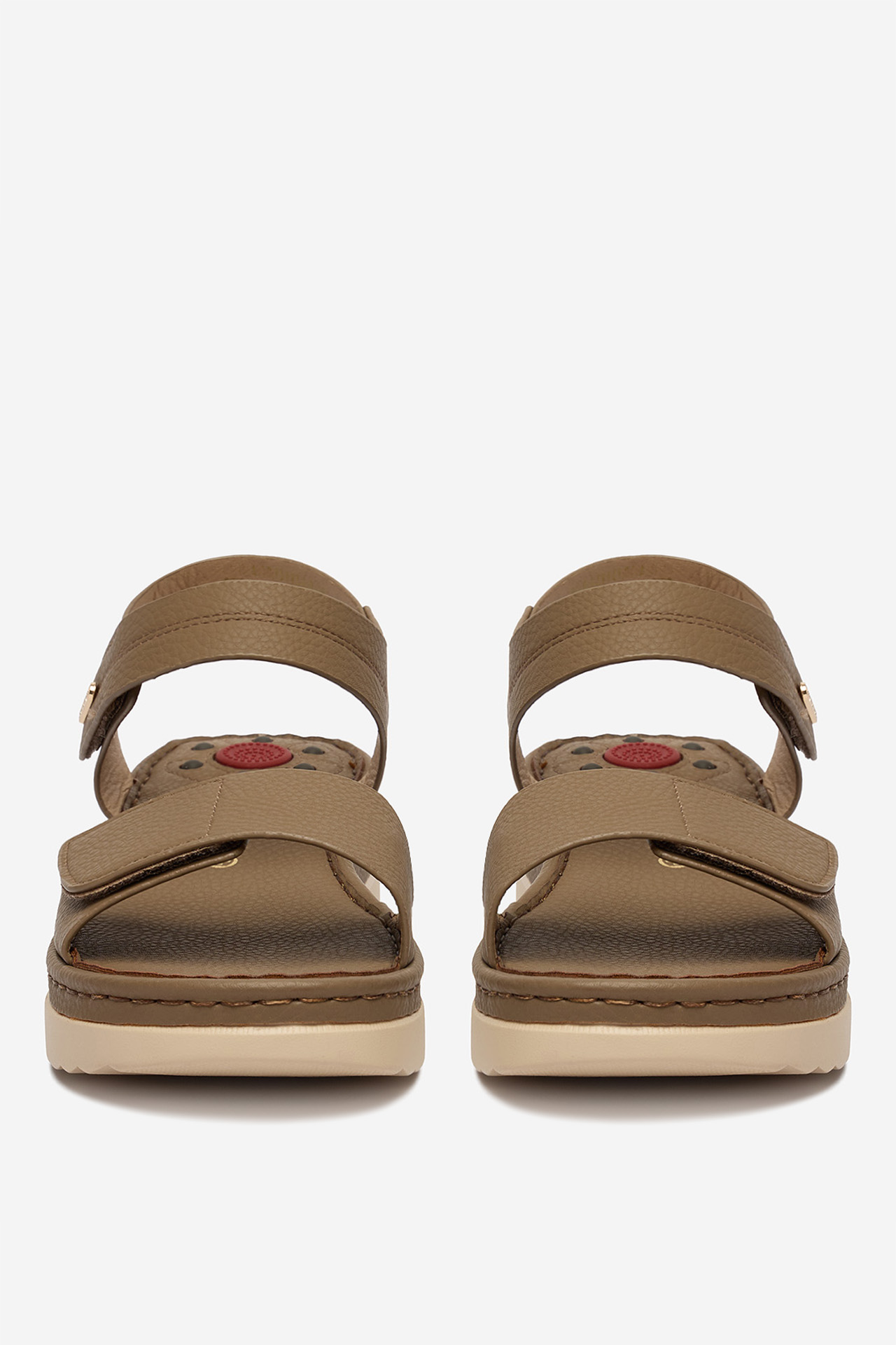 Sandály Tmavě béžová