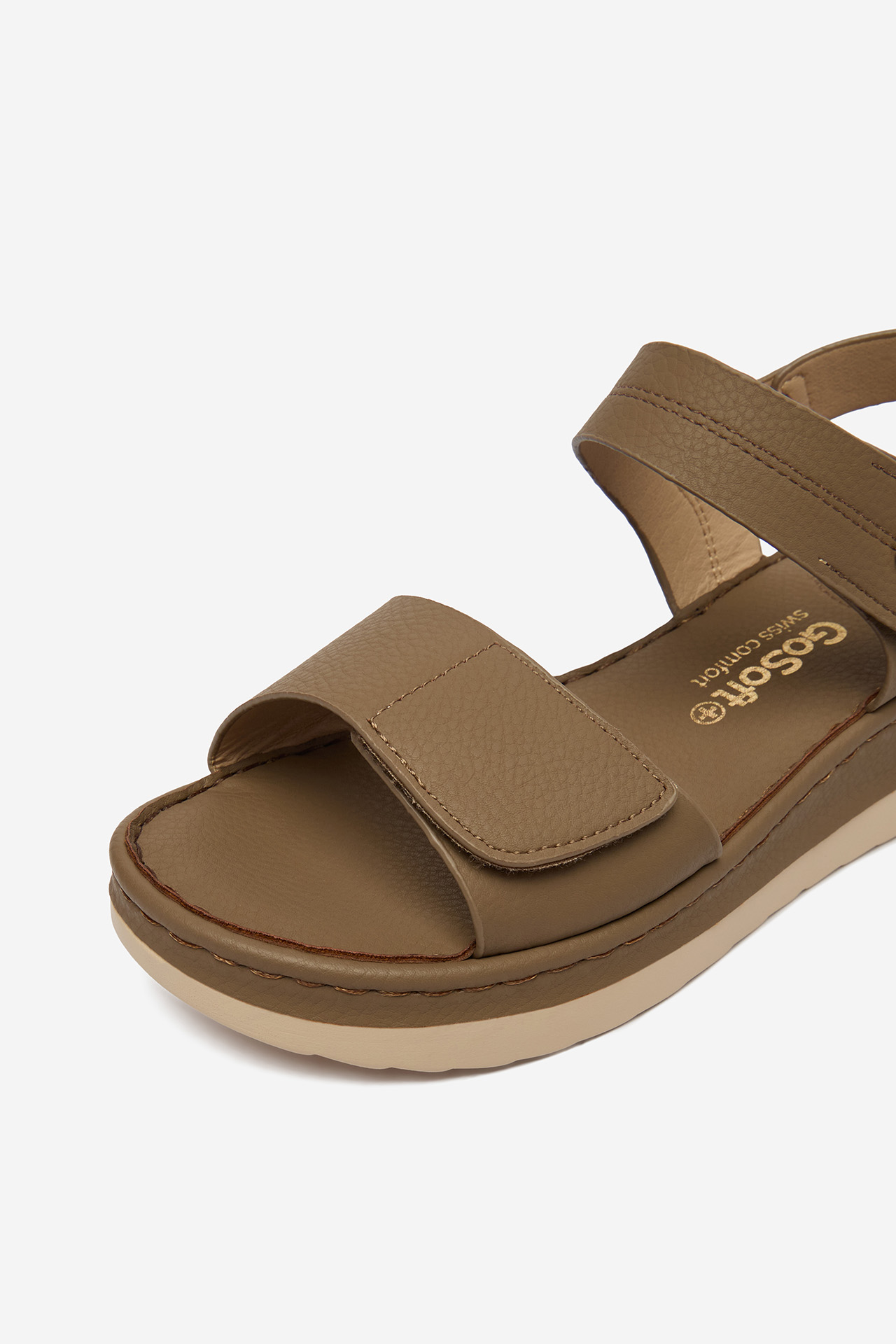 Sandály Tmavě béžová