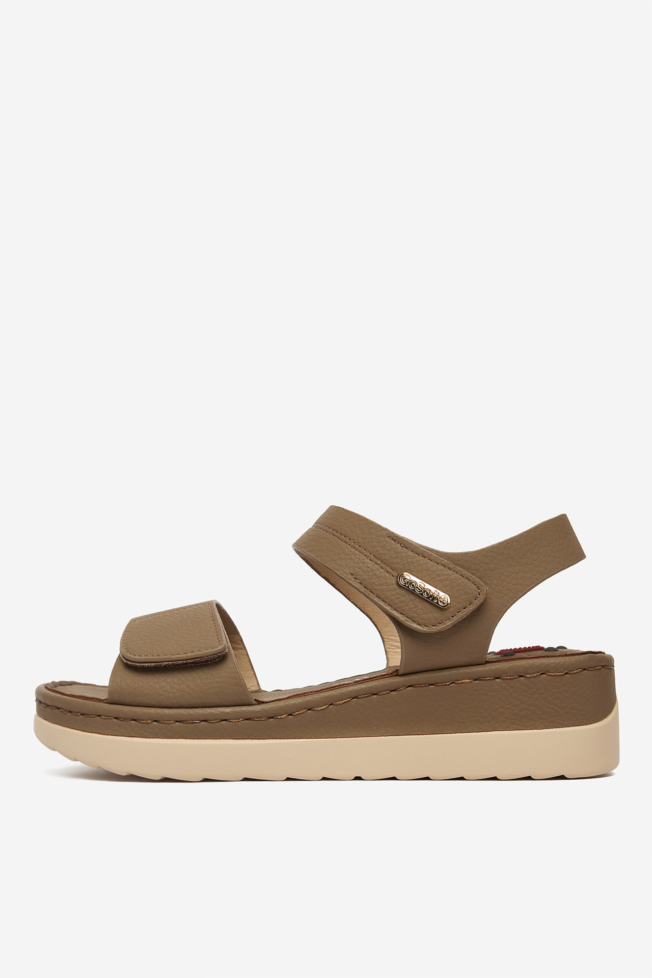 Sandály Tmavě béžová