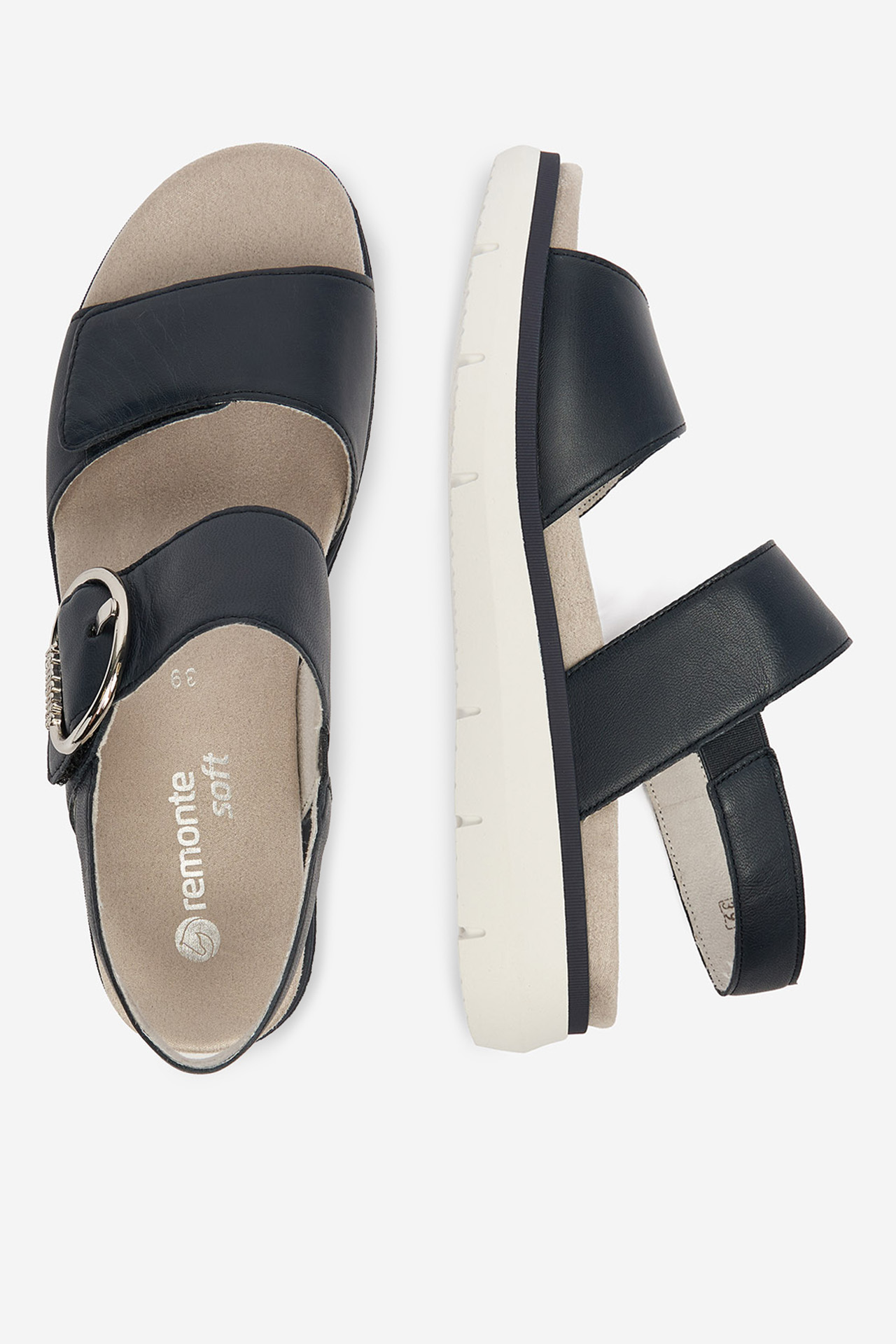 Sandály Tmavomodrá