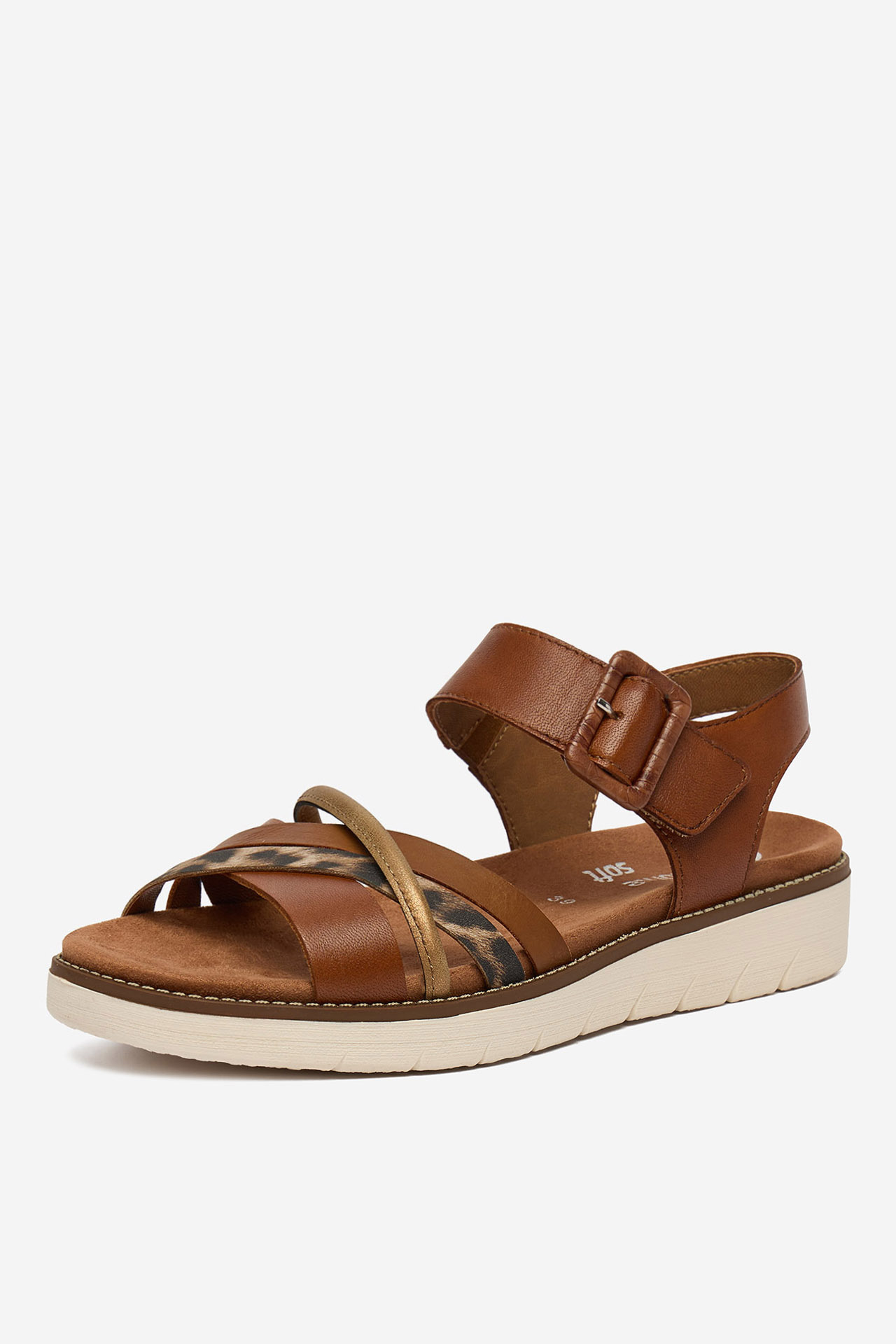 Sandály Hnědá
