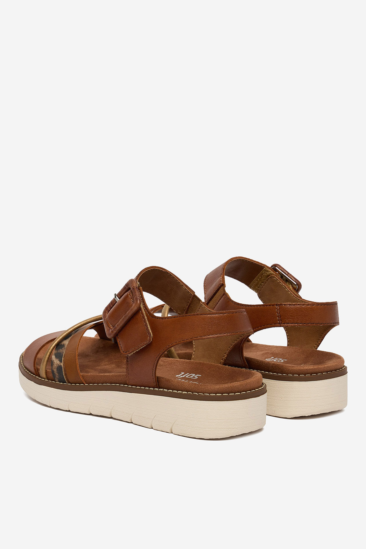 Sandály Hnědá