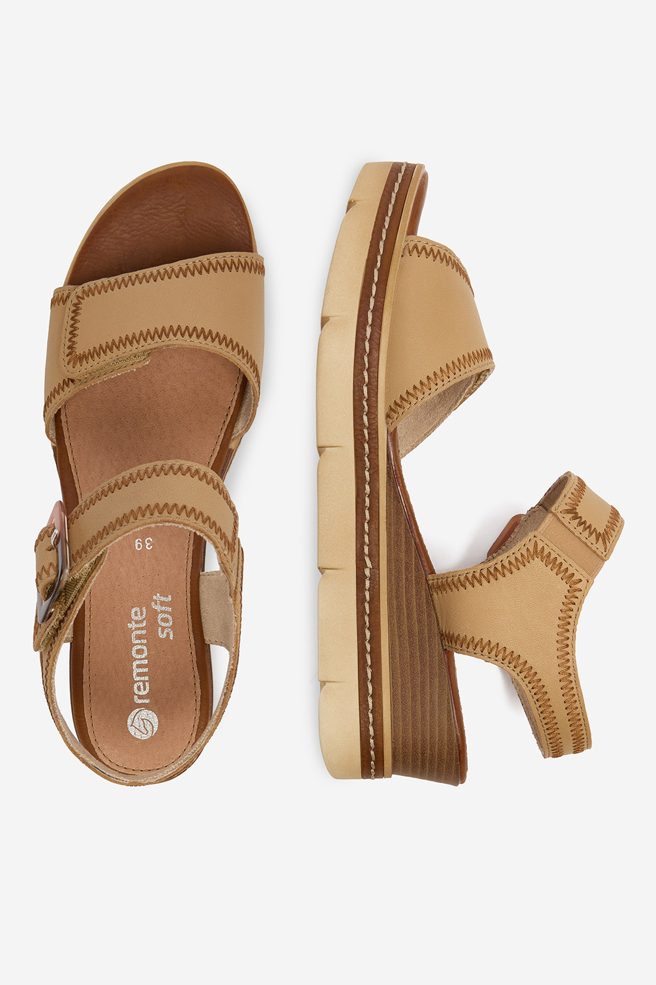 Sandály Světle hnědá