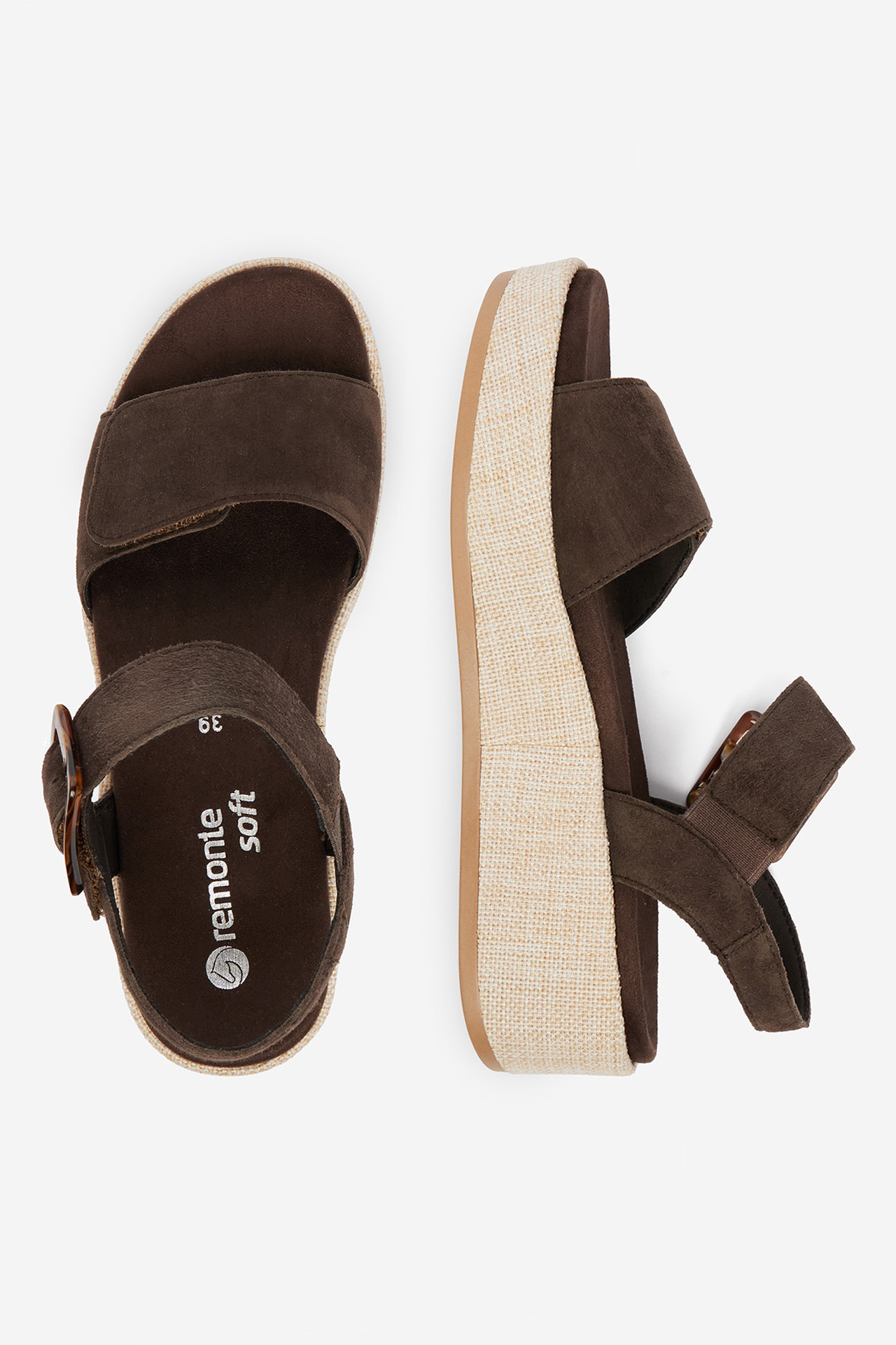 Sandali Čokoladno rjava