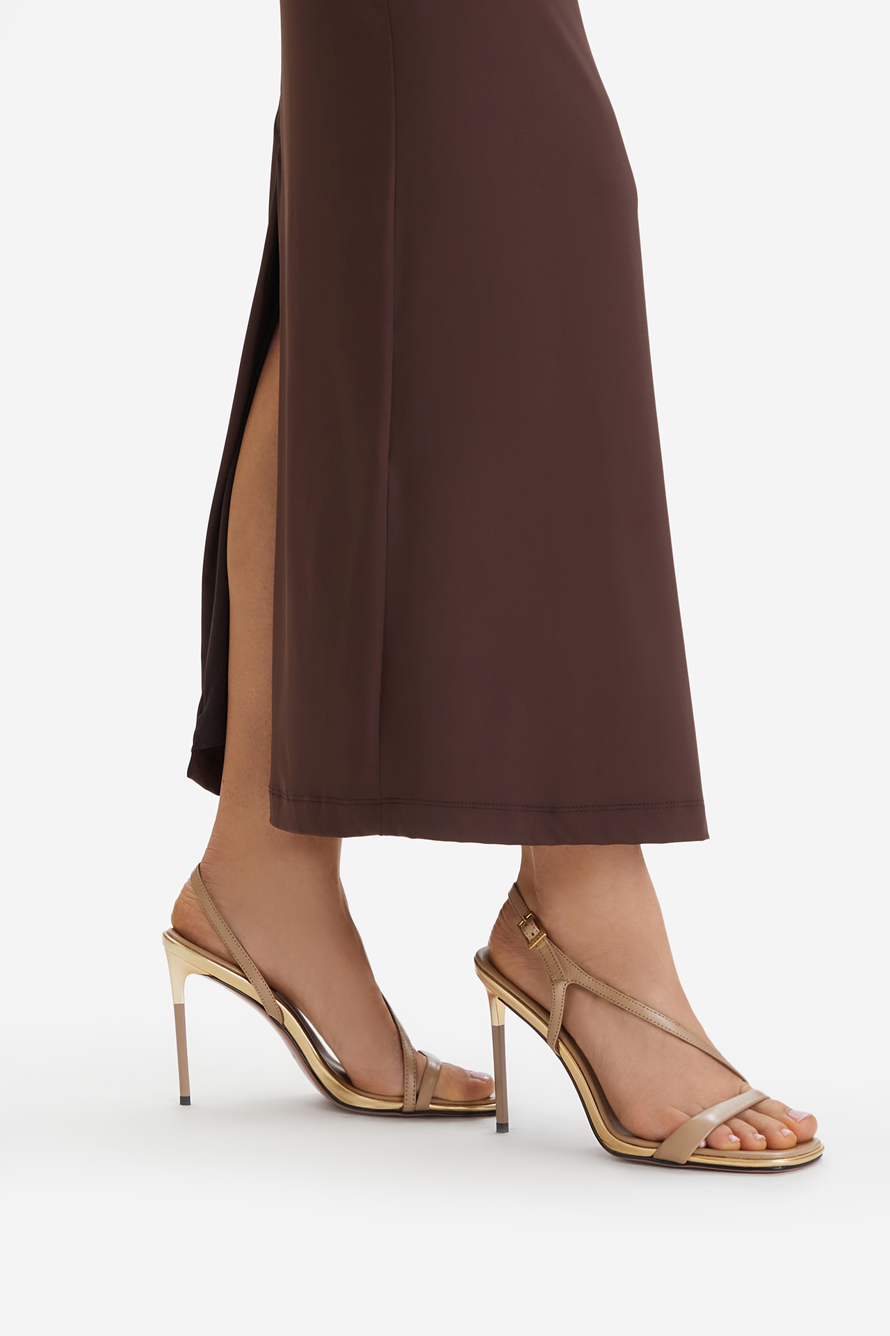 Sandály Tmavě béžová