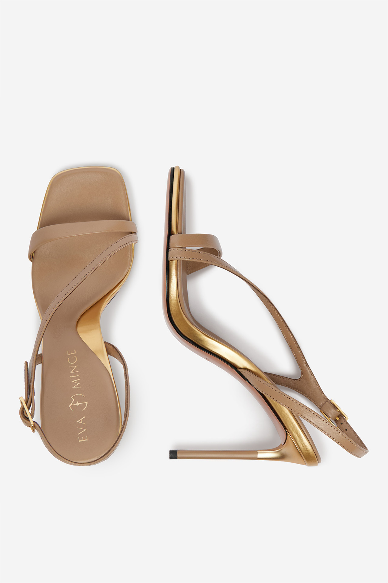 Sandály Tmavě béžová