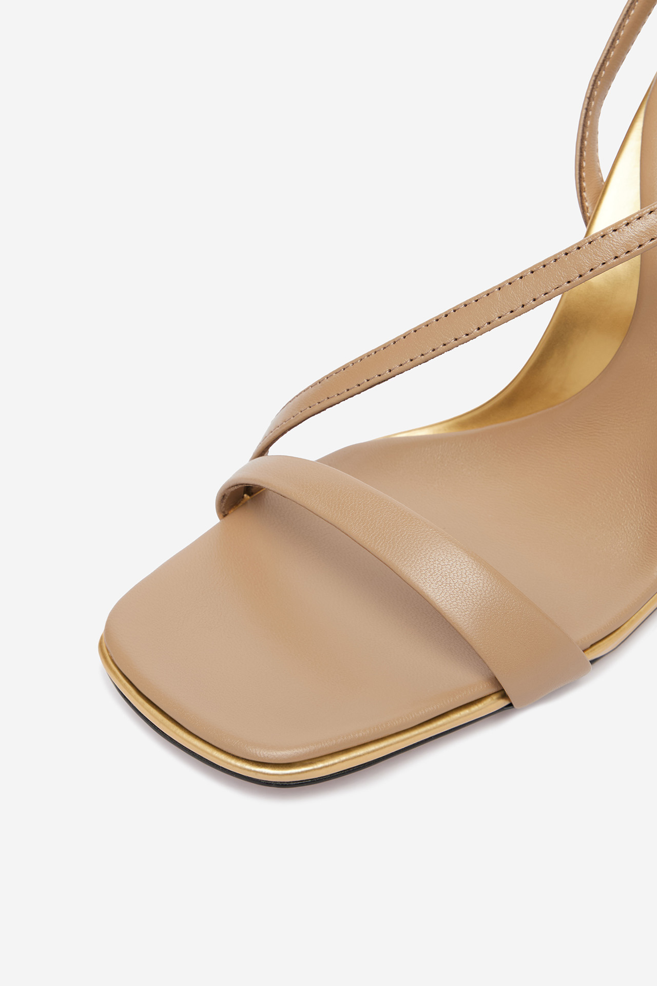 Sandály Tmavě béžová