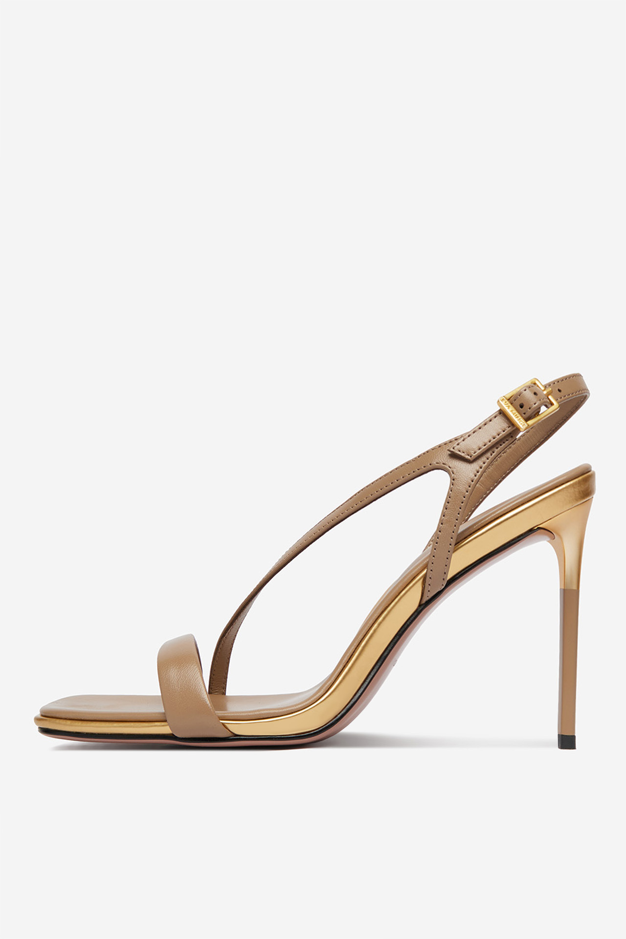 Sandály Tmavě béžová