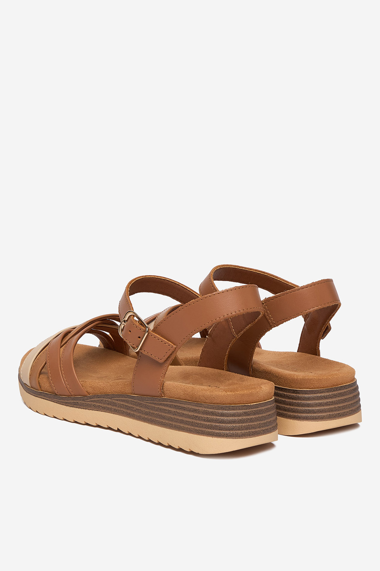 Sandály Hnědá