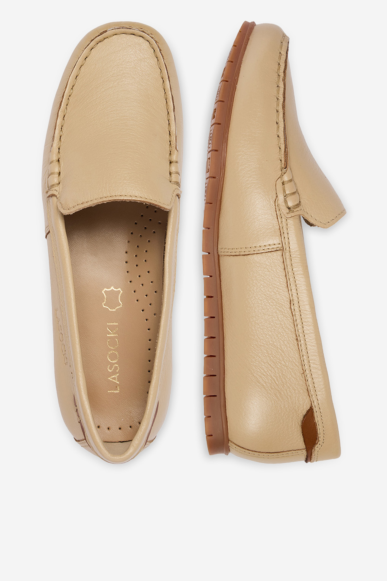 Mokasíny Béžová