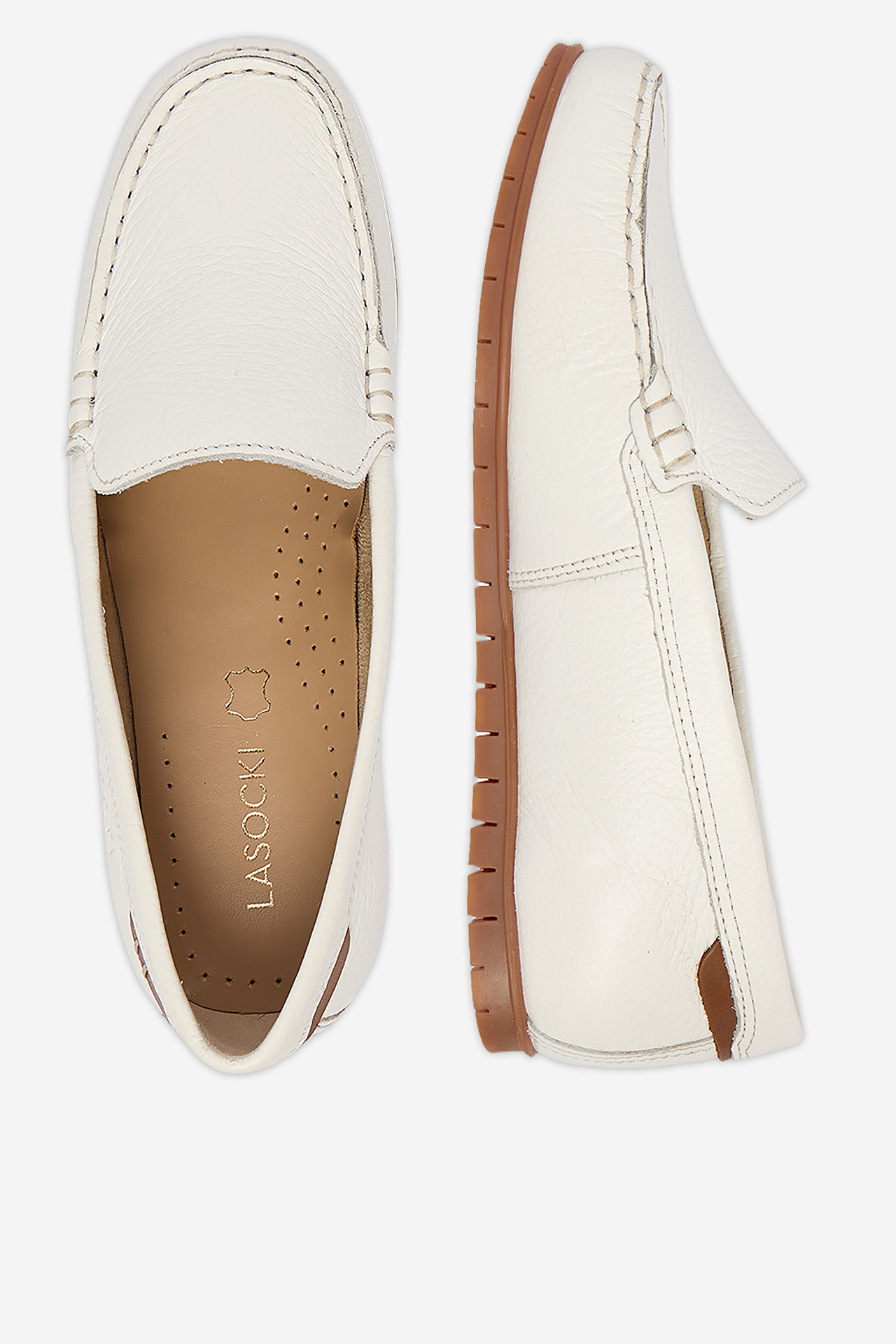 Mokasíny Bílá