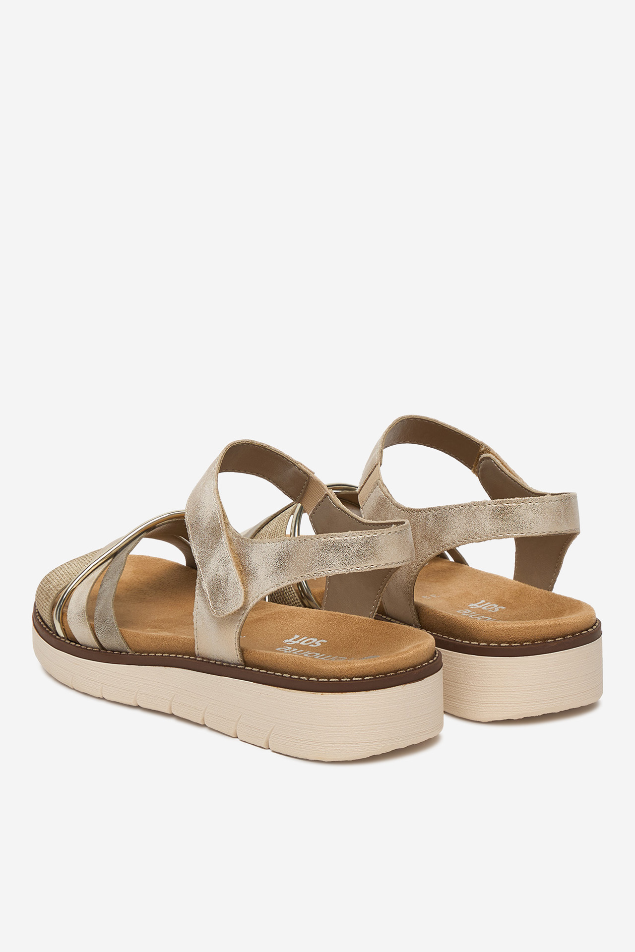 Sandály Zlatá