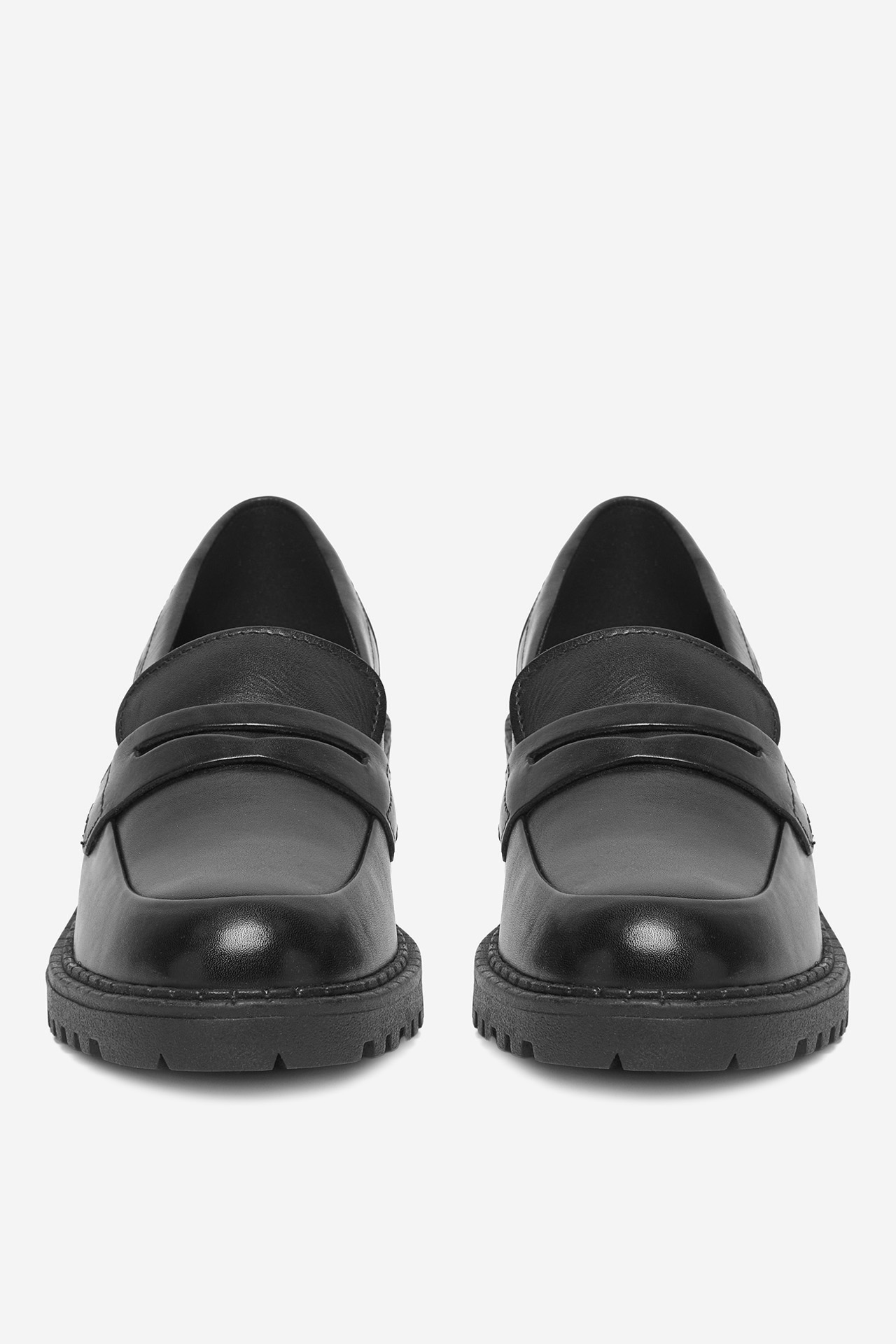 Loaferice Crno