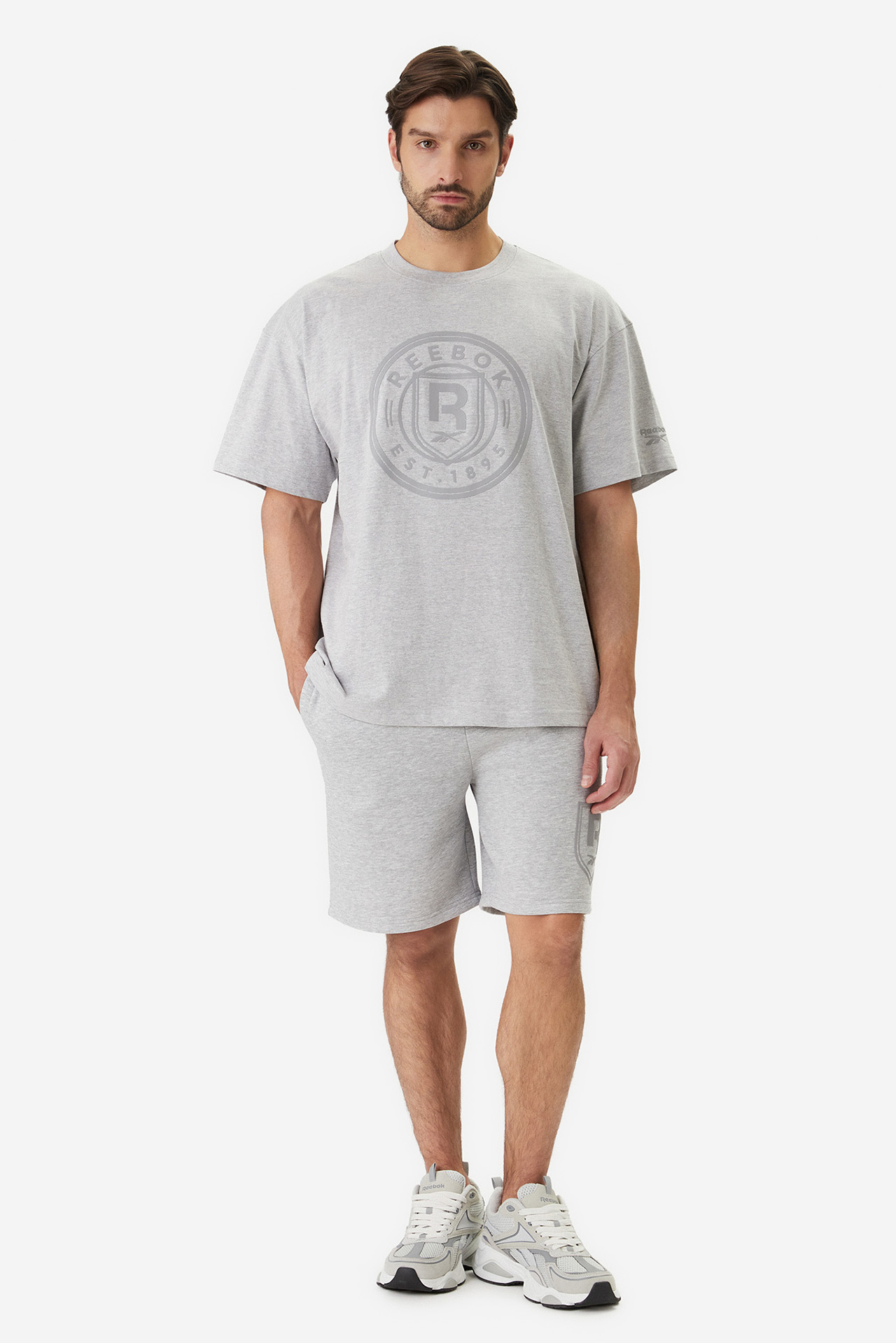T-shirt REEBOK RK25400CCM-100004 Szary