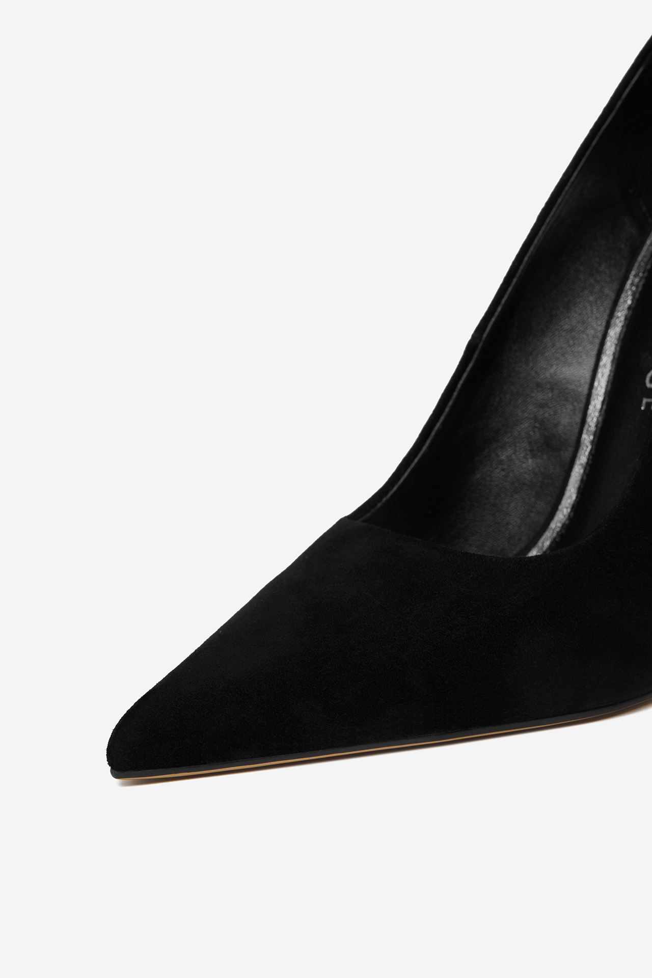 Обувки на ток Черен