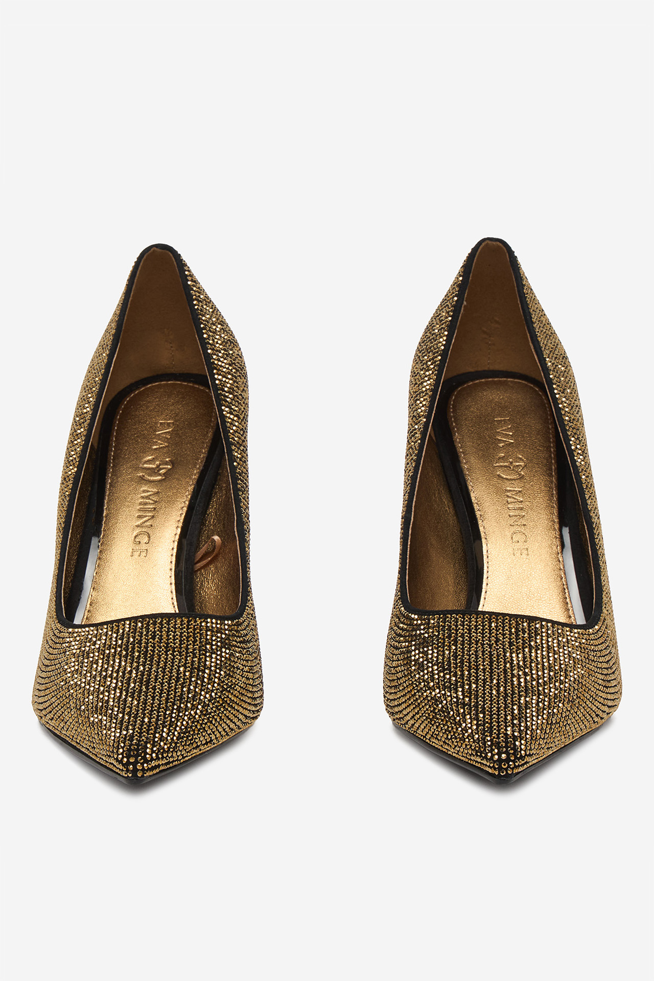 Lodičky na podpatku Zlatá