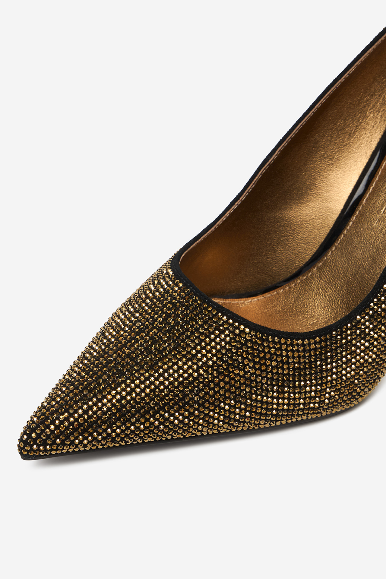 Lodičky na podpatku Zlatá