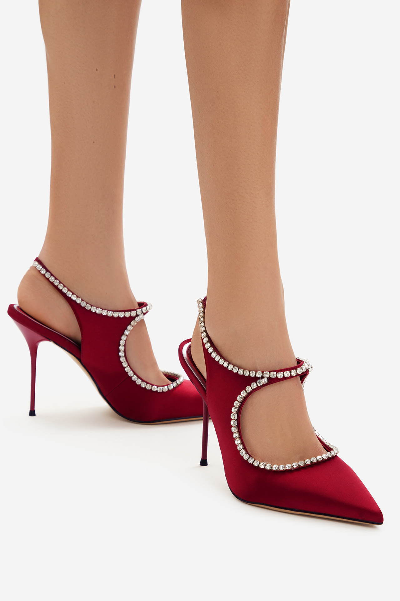 Lodičky na podpatku Červená