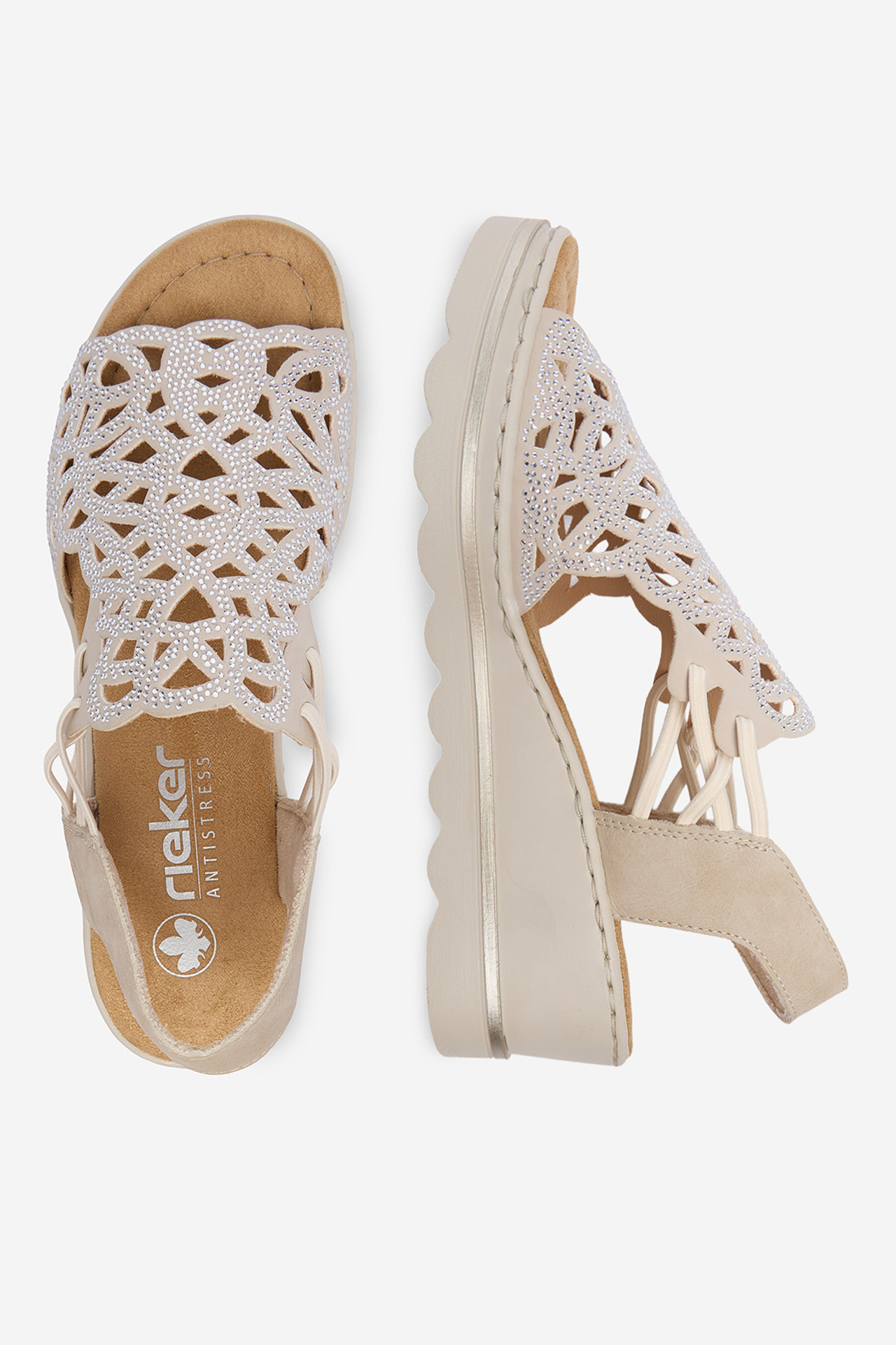 Sandály Světle béžová