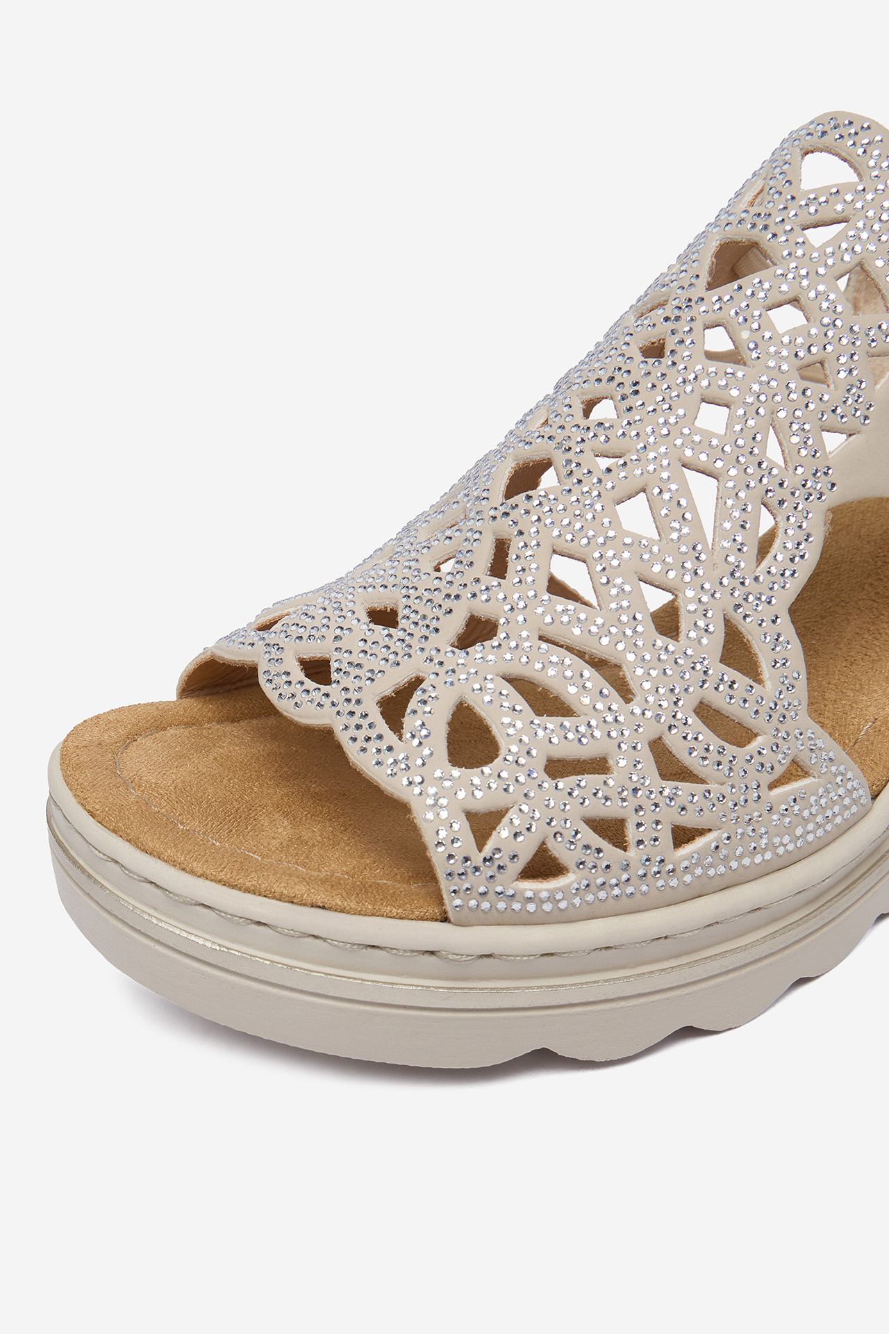 Sandály Světle béžová