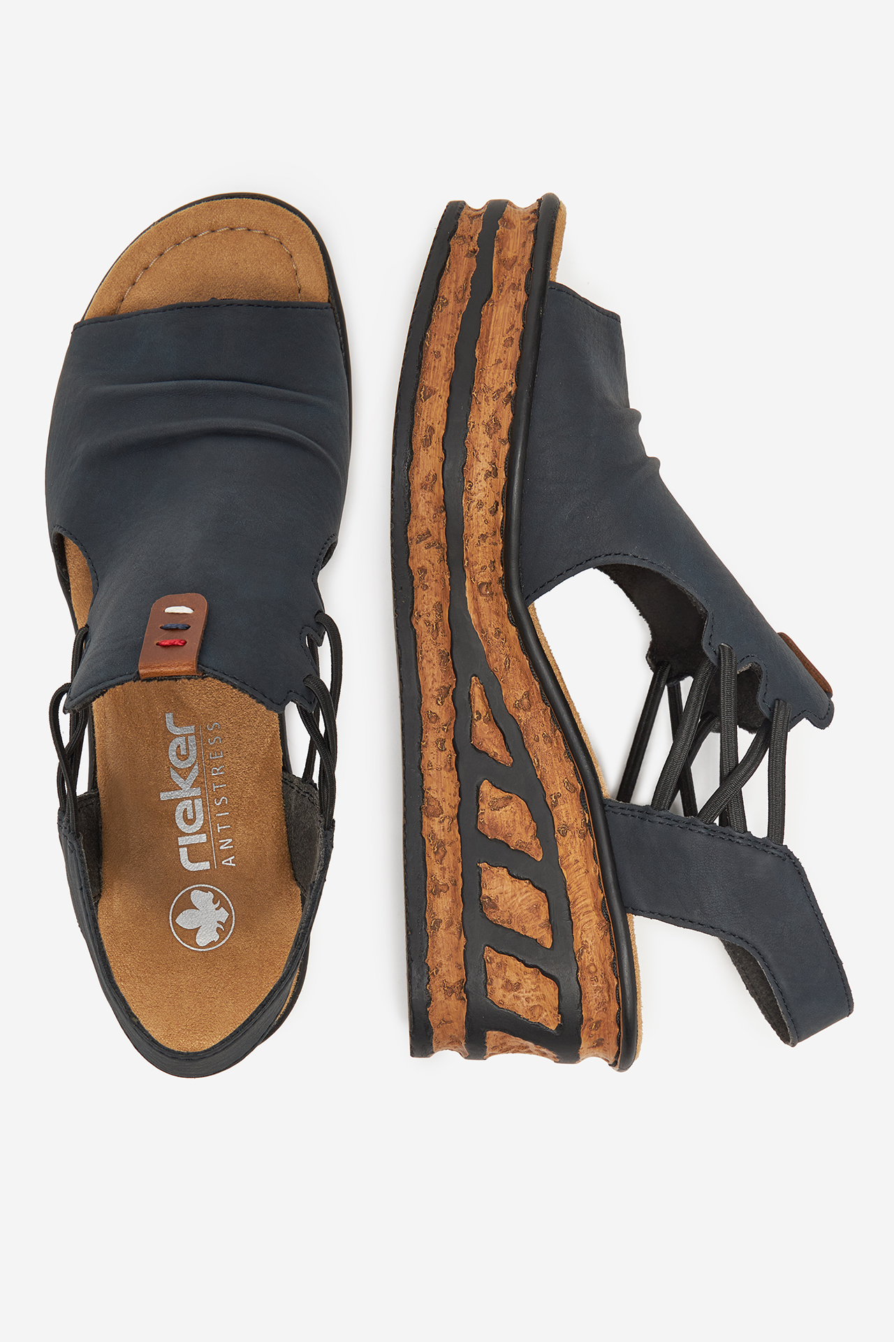 Sandály Tmavomodrá