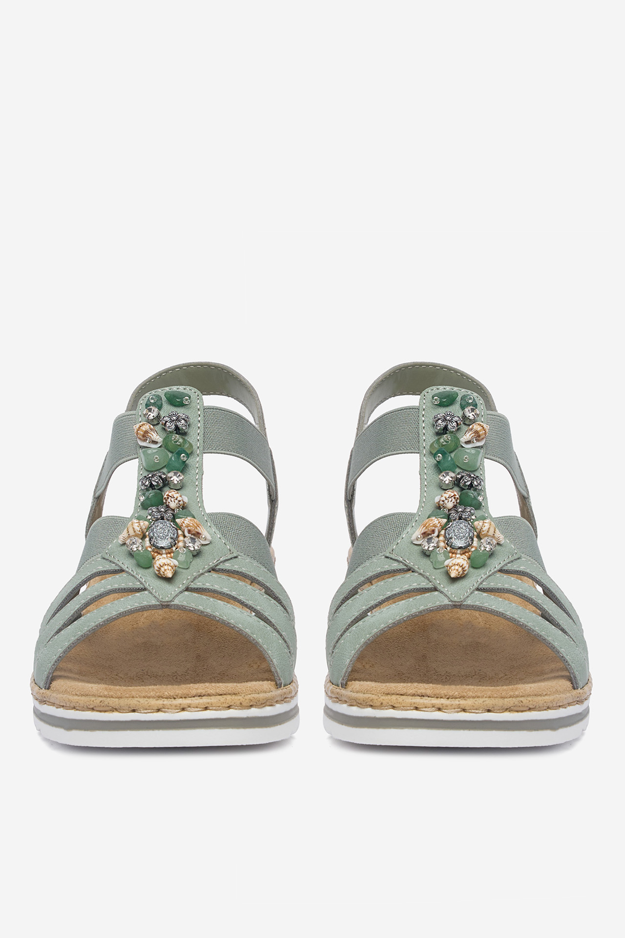 Sandály Zelená