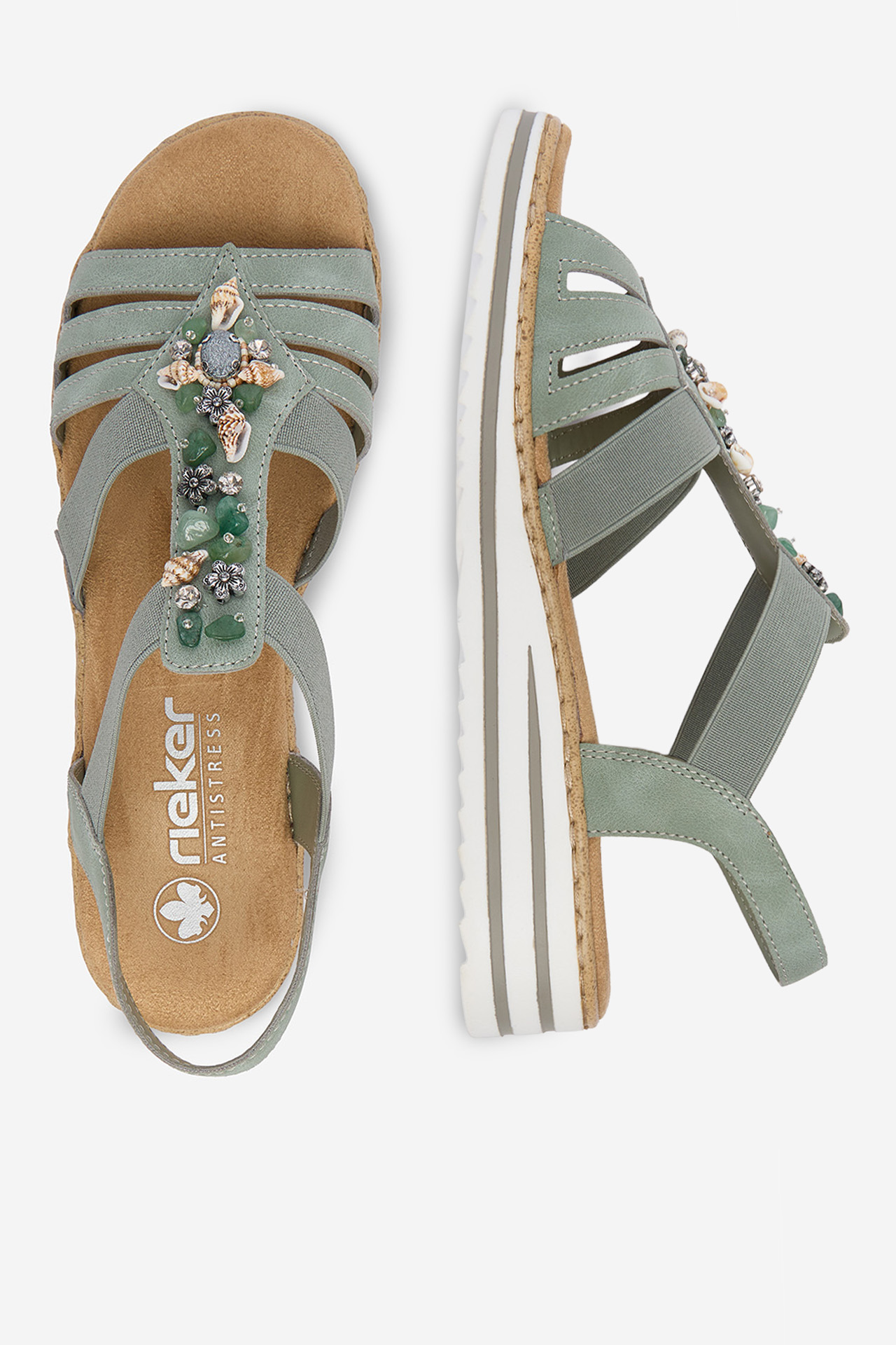 Sandály Zelená