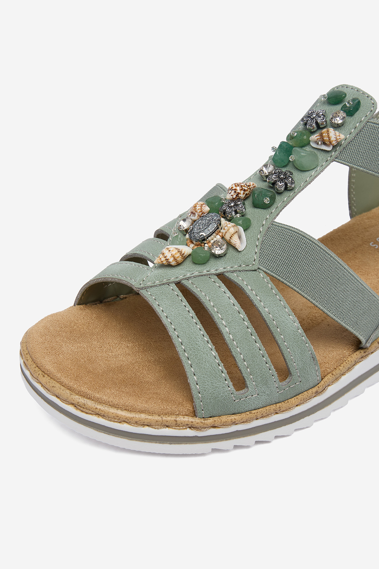 Sandály Zelená