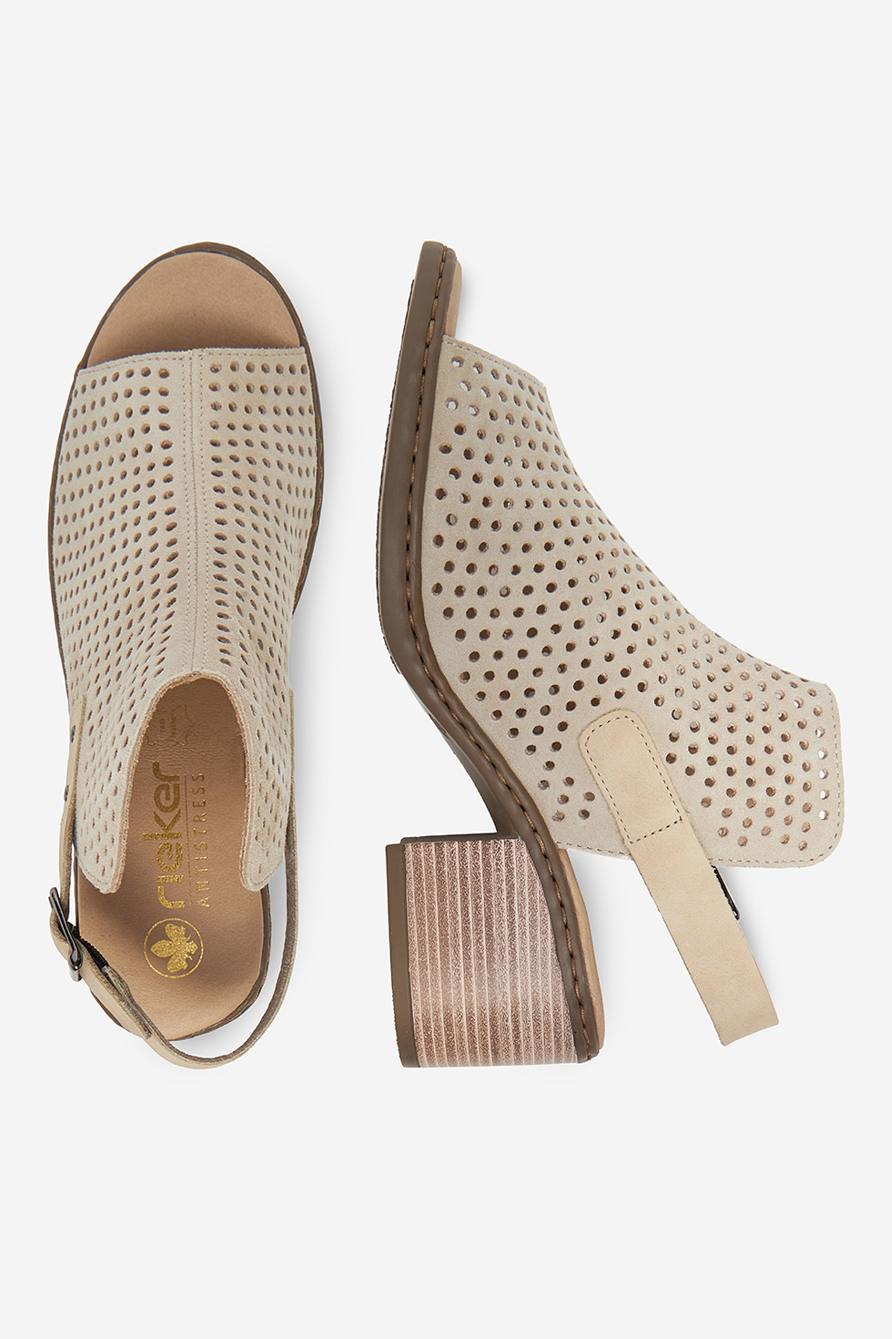 Sandály Světle béžová