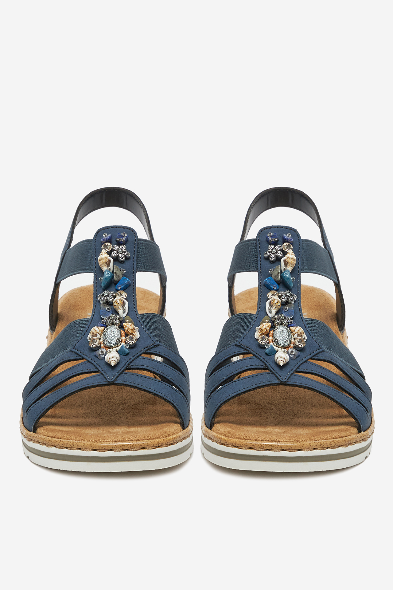 Sandály Tmavomodrá