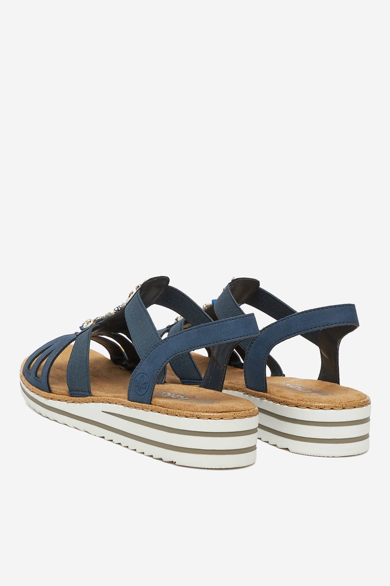 Sandály Tmavomodrá