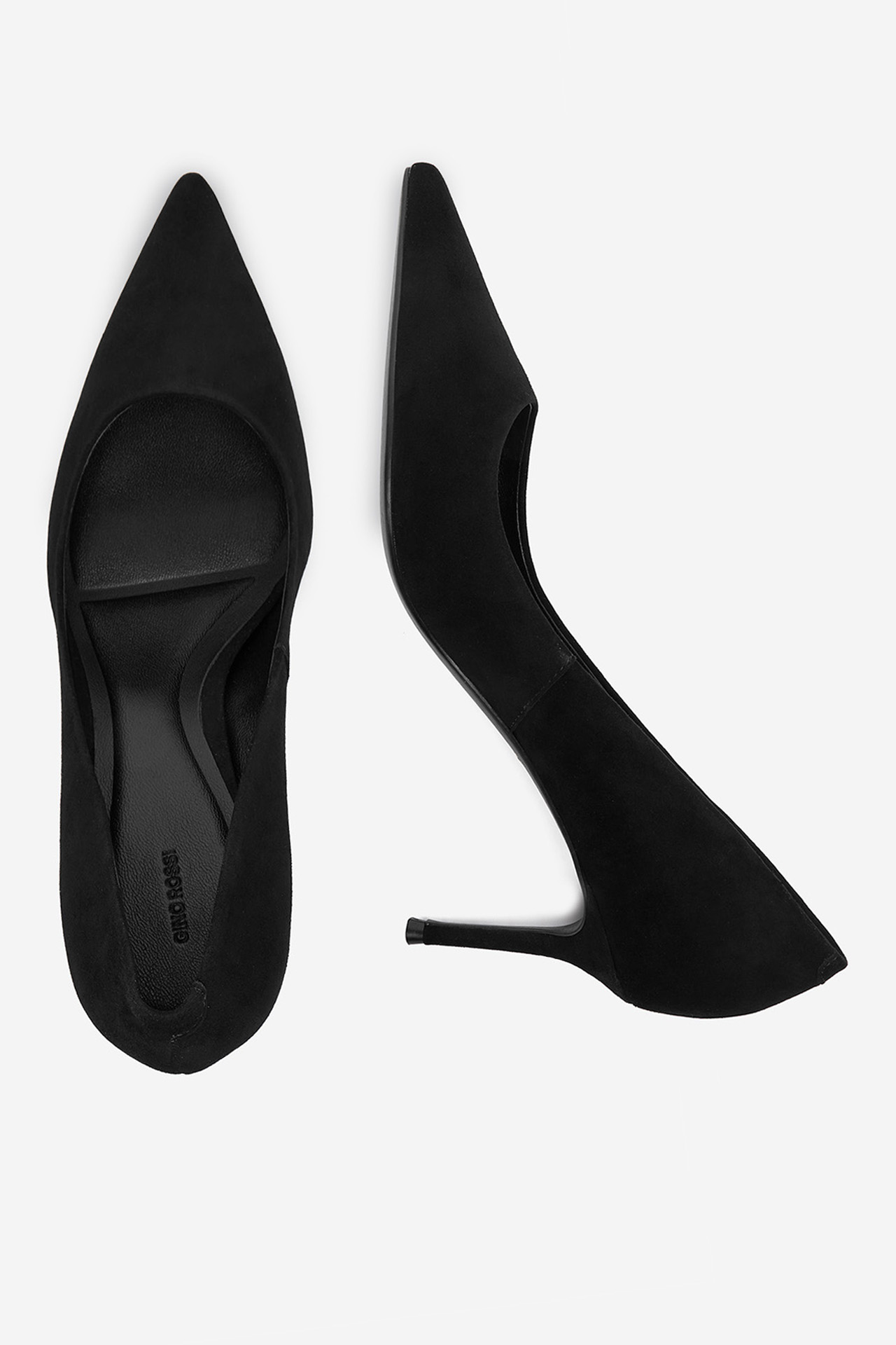 Čevlji z visoko peto Črna