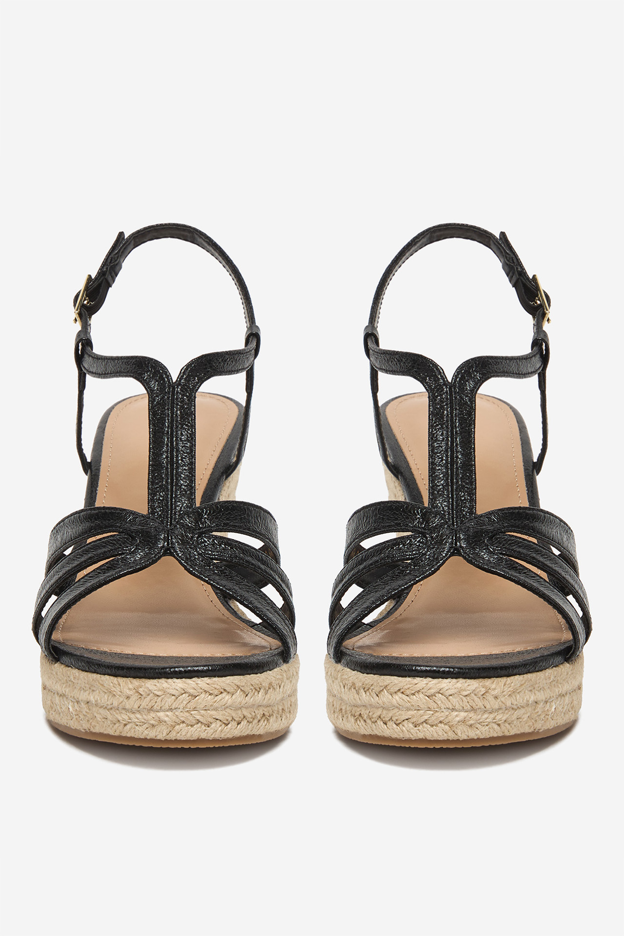 Espadrile Črna