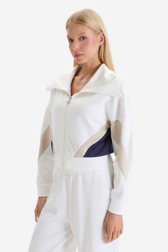 Jopa s kapuco Beverly Hills Polo Club W126-BHLSS-1039-02X Krem