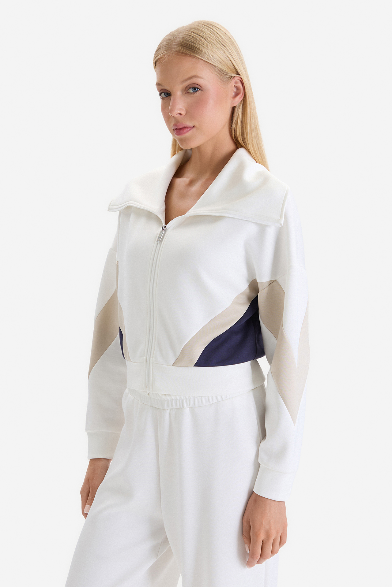Bluza Beverly Hills Polo Club W126-BHLSS-1039-02X Kremowy