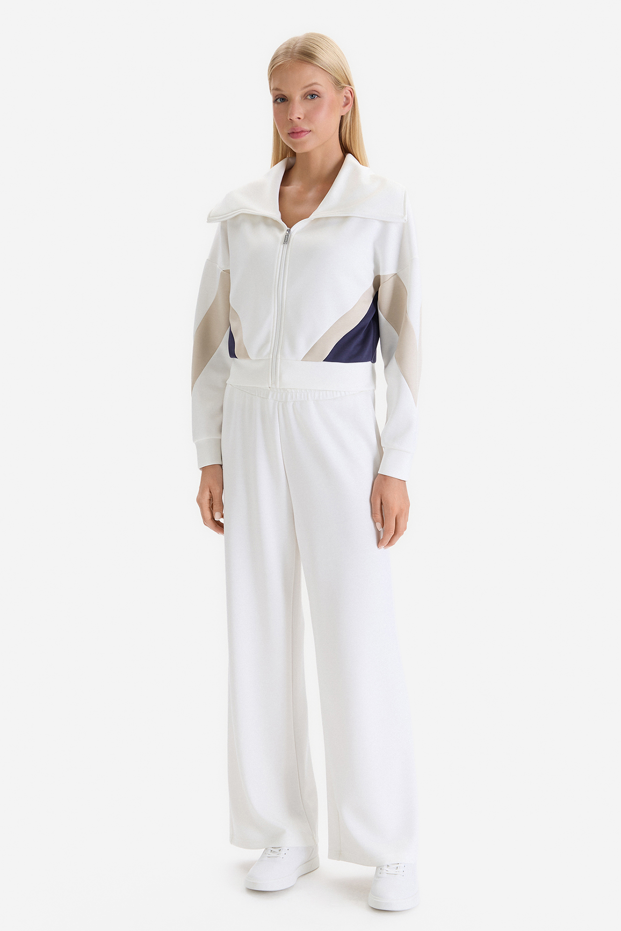 Bluza Beverly Hills Polo Club W126-BHLSS-1039-02X Kremowy
