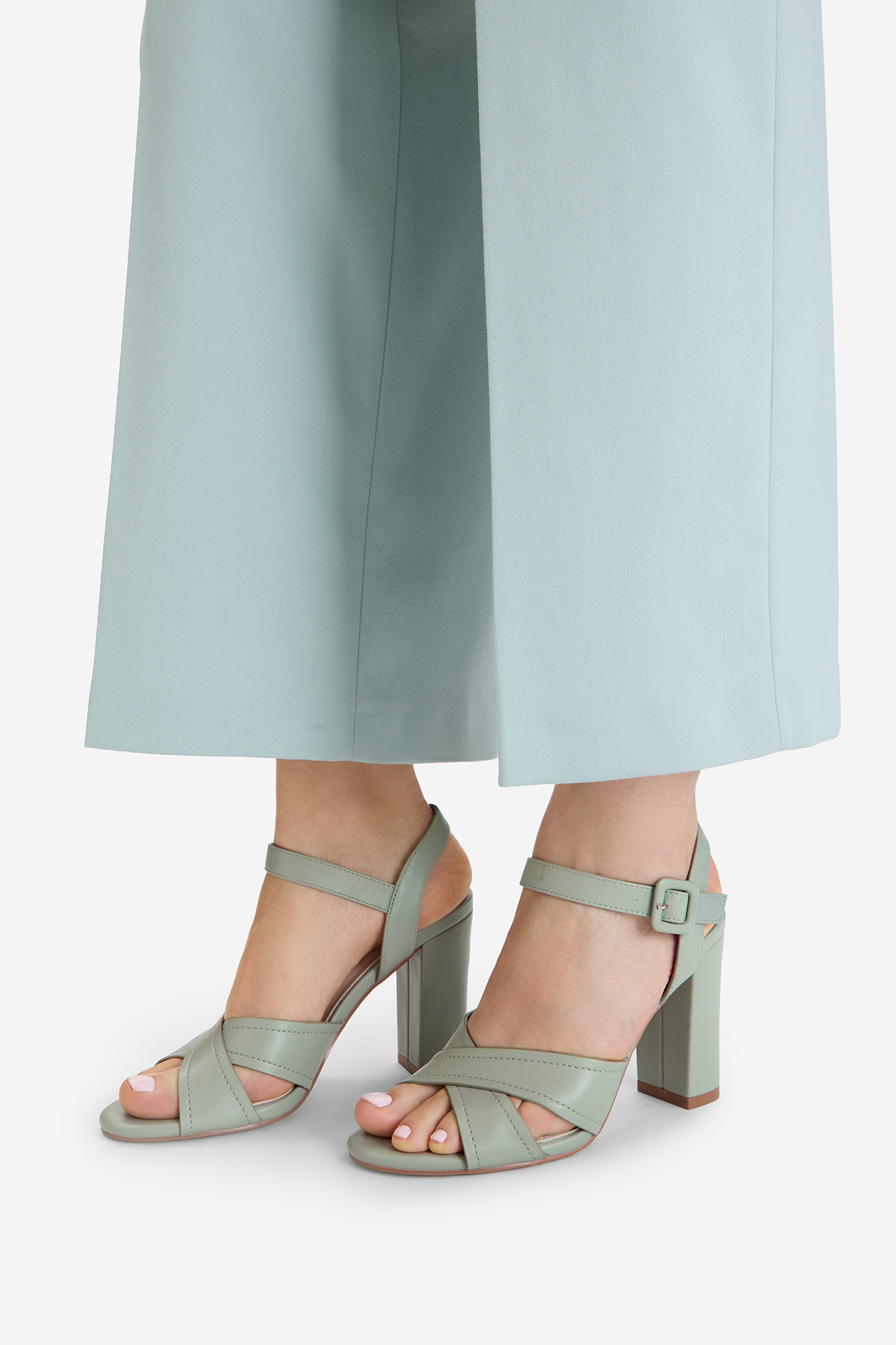Sandály Jasně zelená