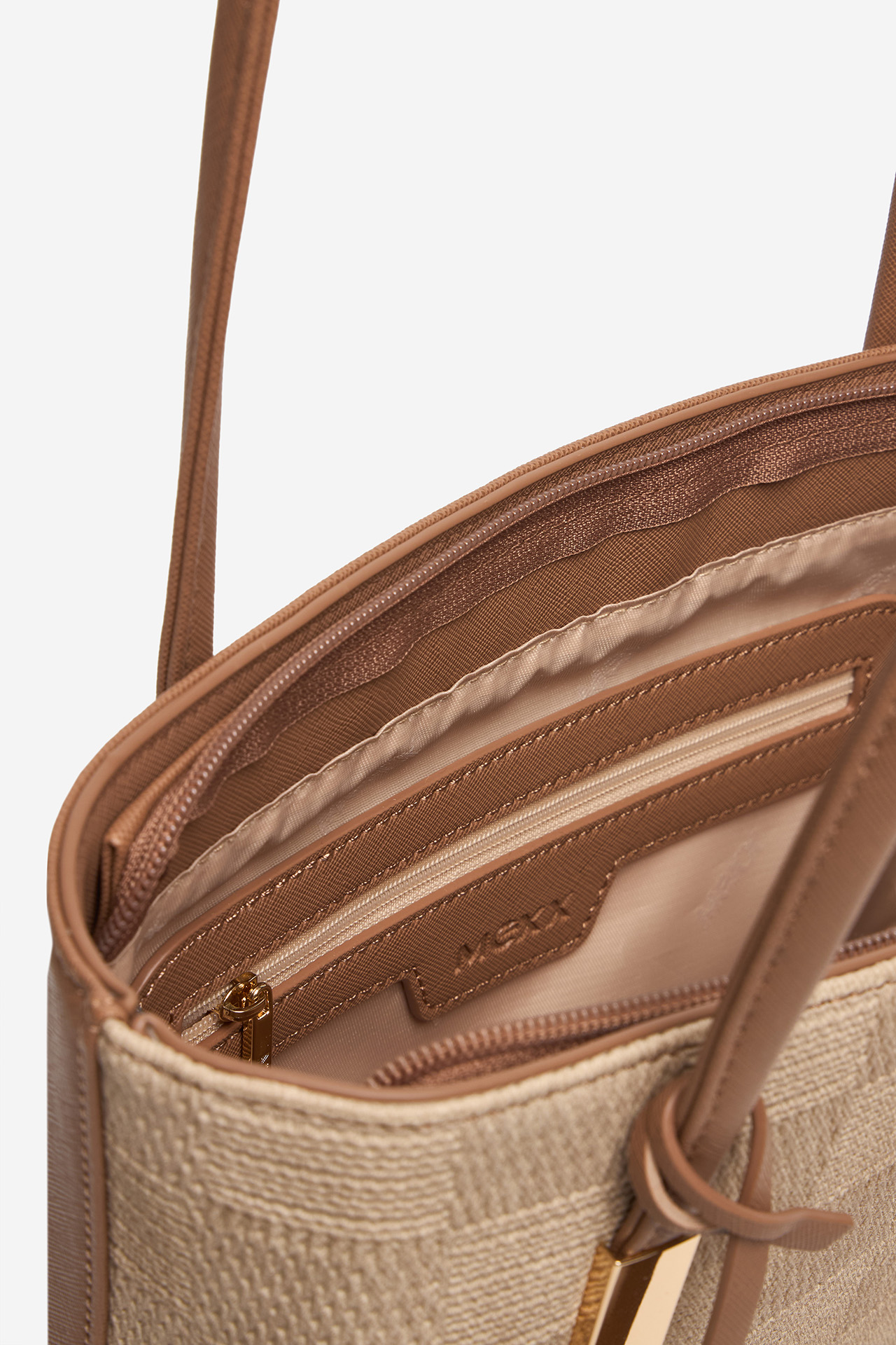 Kabelka Tmavo béžová