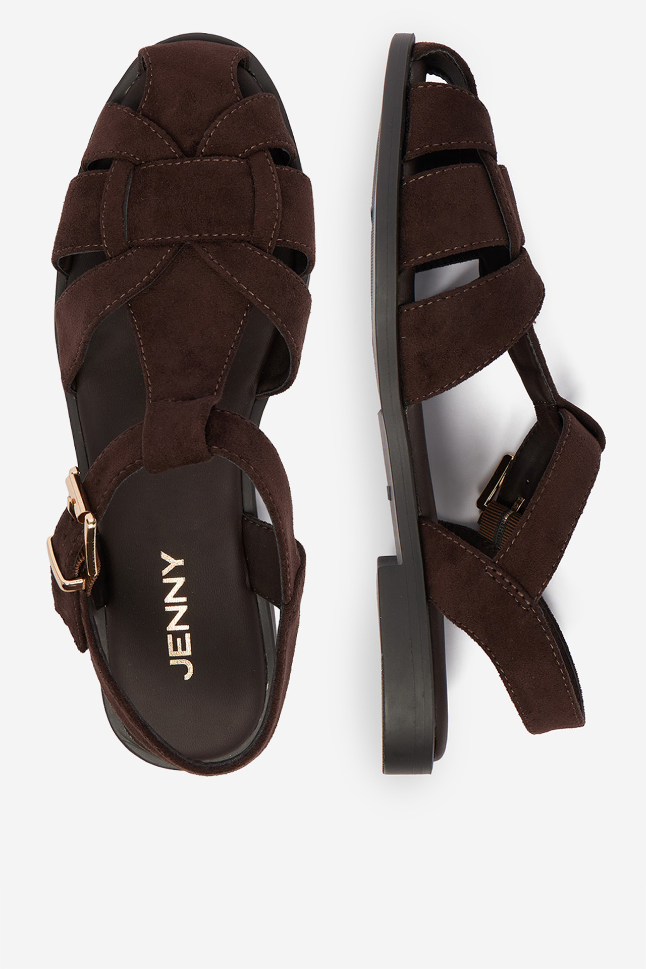 Sandály Tmavě hnědá