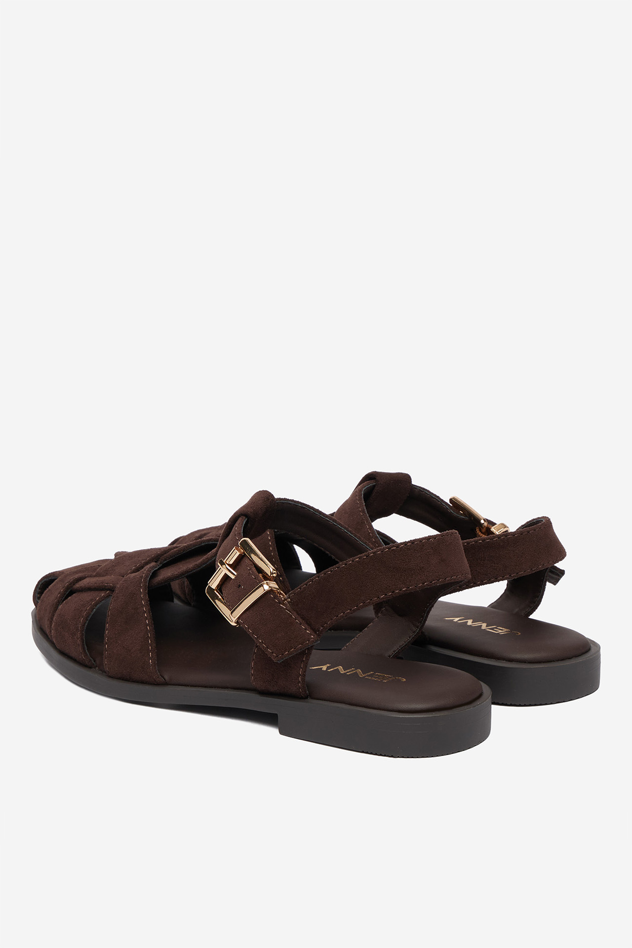 Sandály Tmavě hnědá