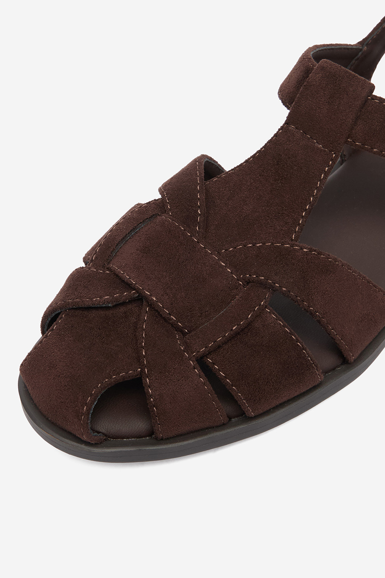 Sandály Tmavě hnědá